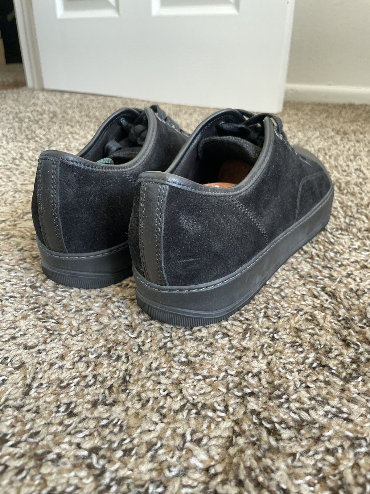 Lanvin LANVIN DBB1 BLACK SUEDE AND LEATHER SNEAKERS Size US 8 / EU 41 - 4 Thumbnail