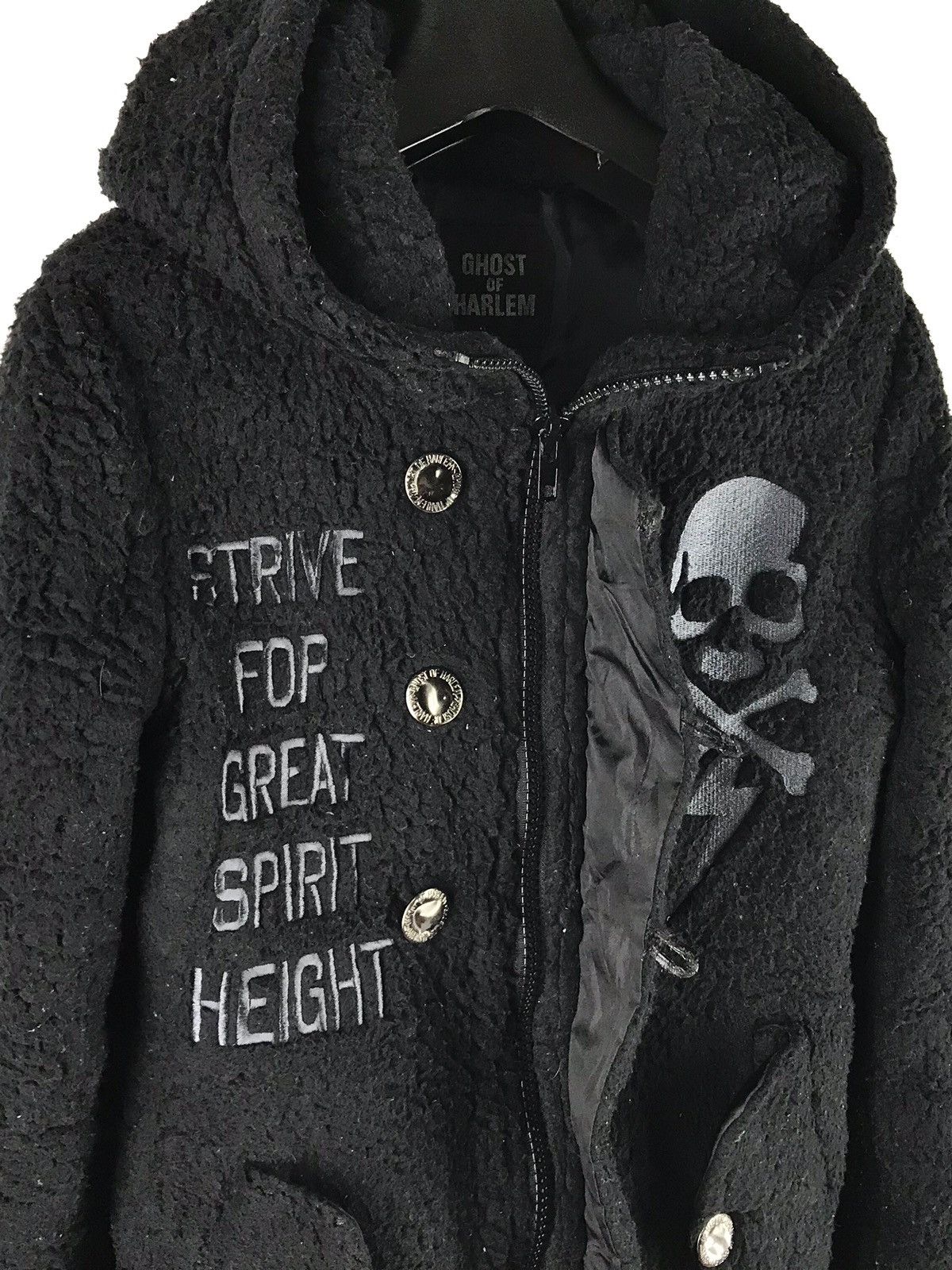 Japanese Brand GHOST OF HARLEM SEDITIONARIES FLEECE HOODIE Size US XS / EU 42 / 0 - 9 Thumbnail