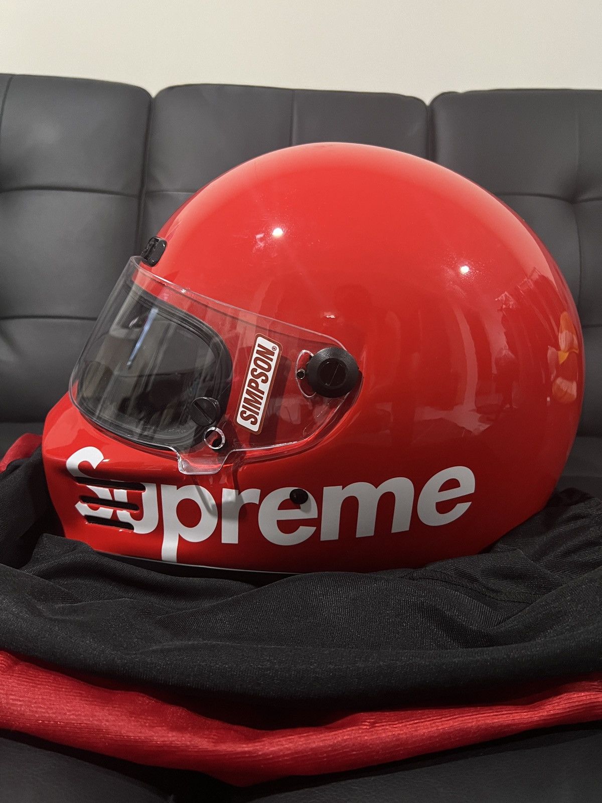 Supreme Supreme Simpson Street Bandit Helmet Black | Grailed