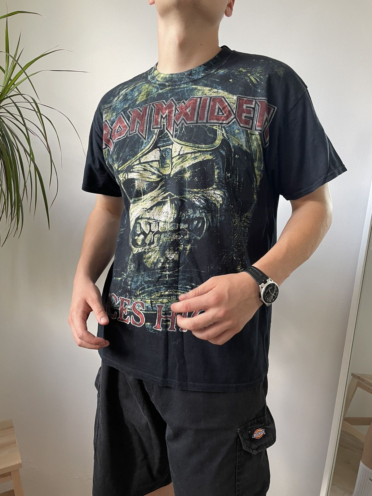Iron Maiden × Vintage 00s Vintage Iron Maiden T shirt Rare Size US L / EU 52-54 / 3 - 2 Thumbnail
