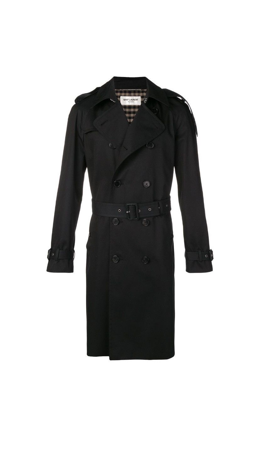 Saint Laurent Paris Saint Laurent Paris By Hedi Slimane Trench Coat F ...