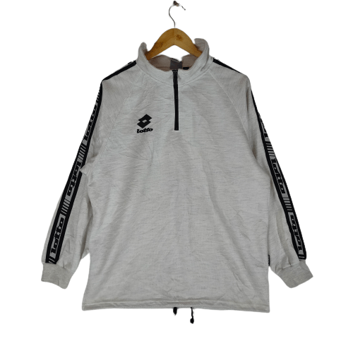 Lotto Sport Vintage LOTTO SIDE TAPE Embroidery Logo L Size Sweatshirt Size US L / EU 52-54 / 3 - 1 Thumbnail
