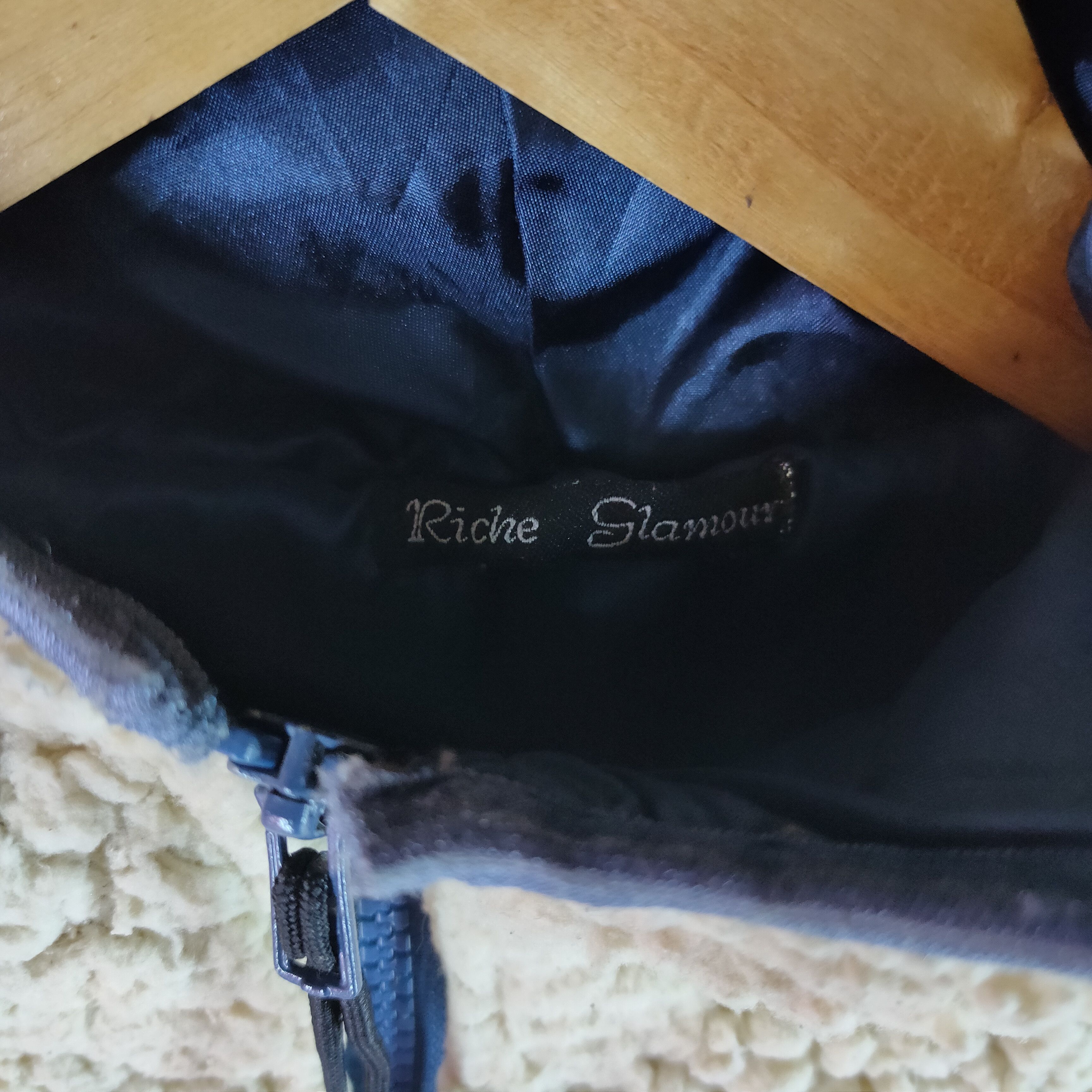 Other RICHE GLAMOUR Sherpa Full Zipper Hoodie Jacket Size US XS / EU 42 / 0 - 4 Thumbnail
