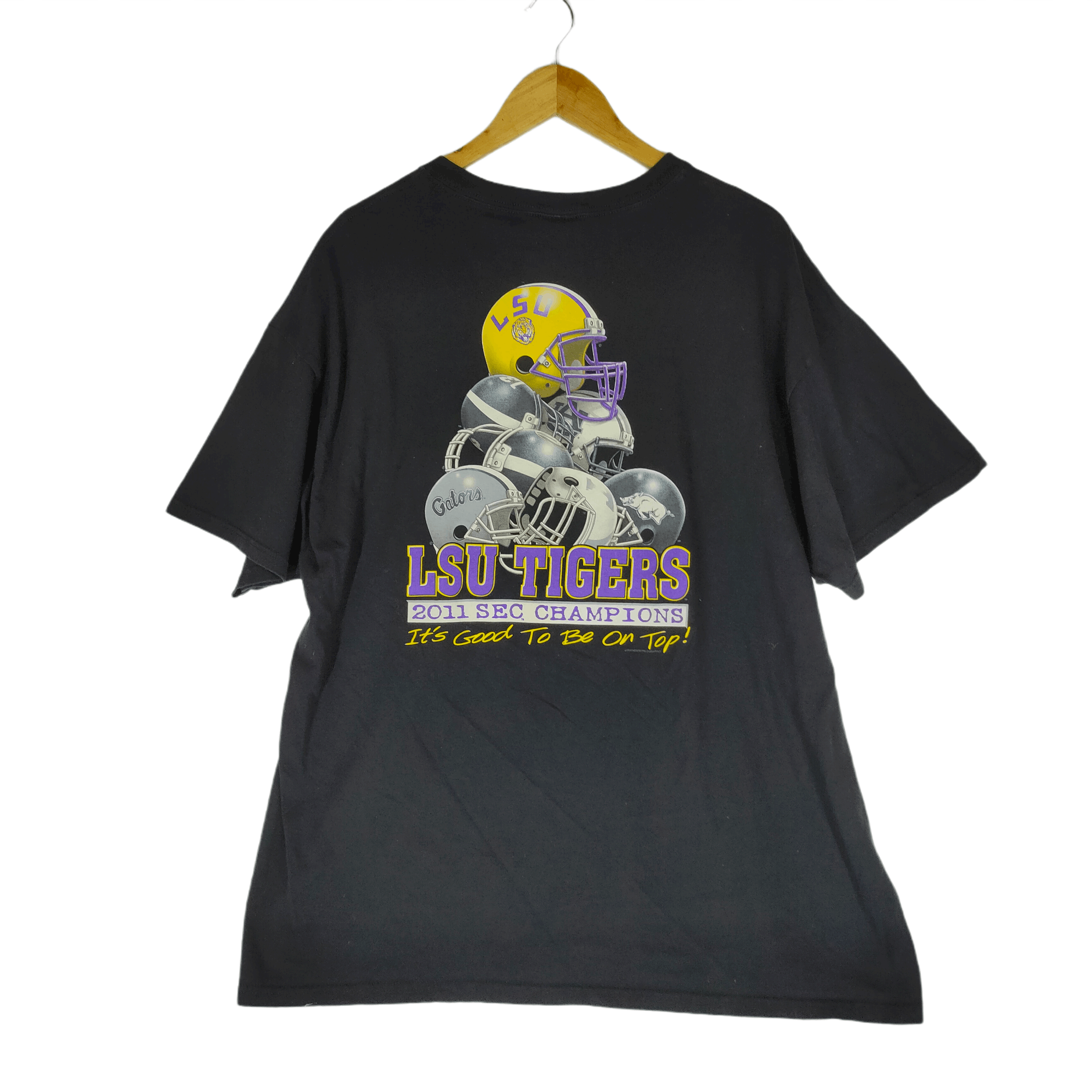 Other 2011 LSU TIGERS GATORS Champions Rugby Backprint Shirt Size US XXL / EU 58 / 5 - 1 Thumbnail