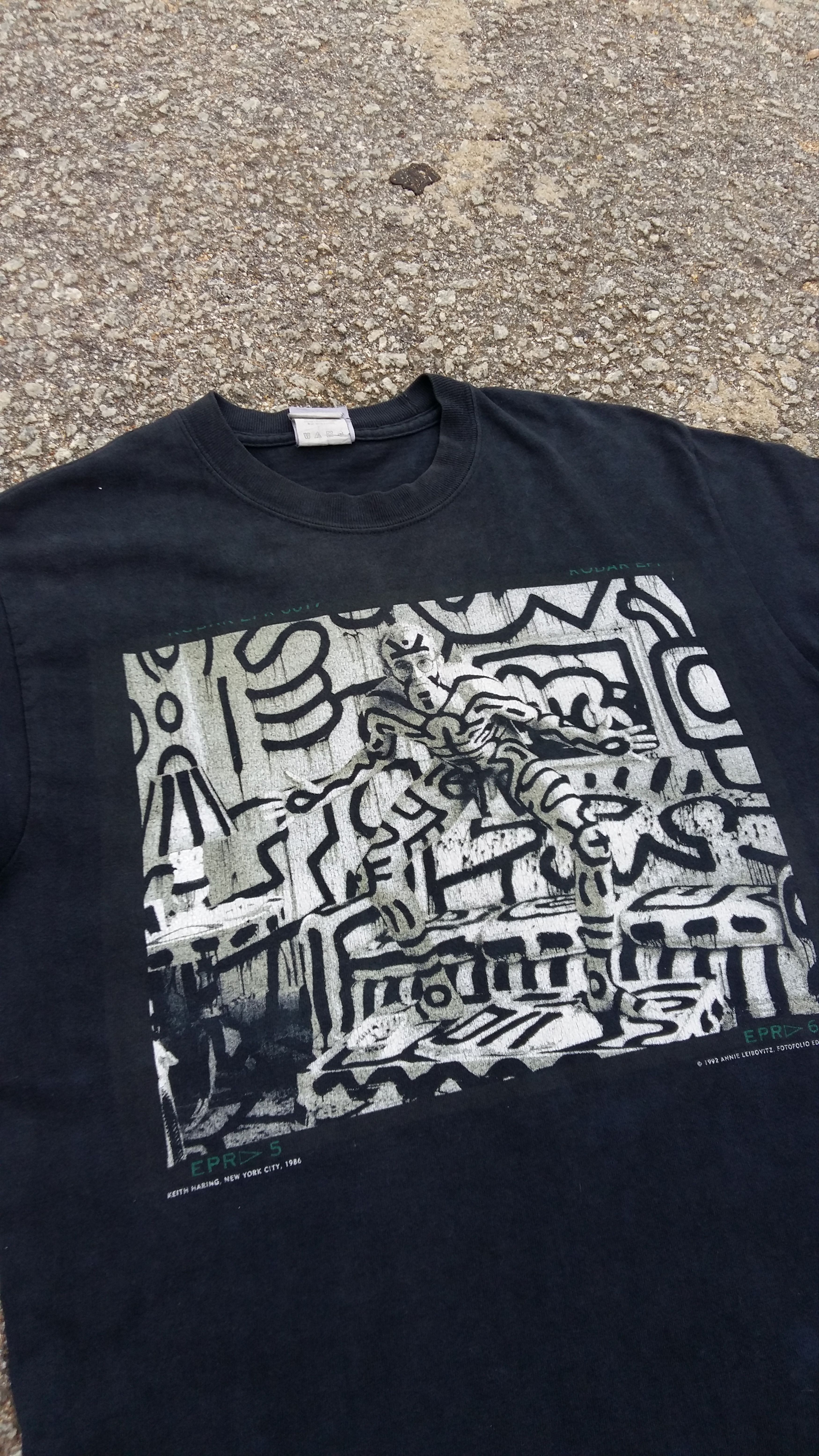 宜しくお願い致しますKEITH HARING×ANNGE LEIBOVITZTヴィンテージTシャツ