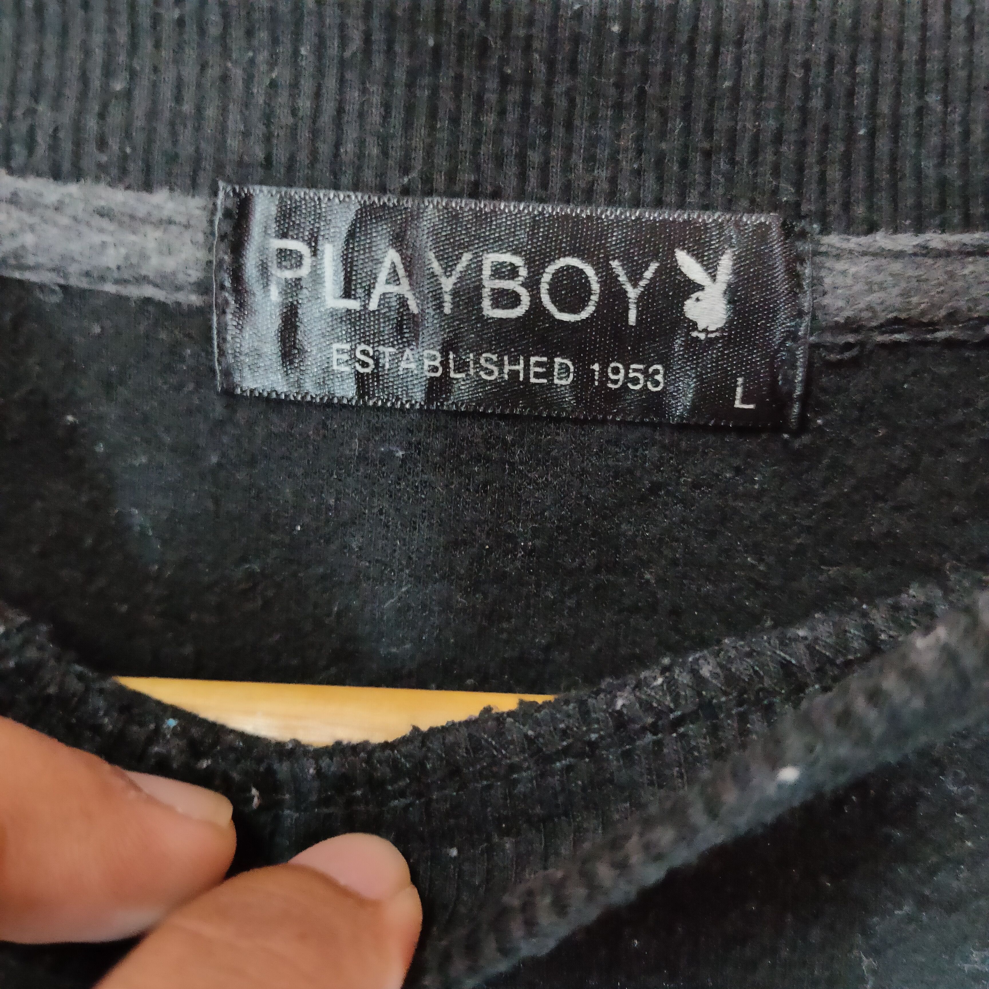 Playboy PLAYBOY Big Spellout American Flag Bunny Sweatshirt Size US M / EU 48-50 / 2 - 4 Thumbnail