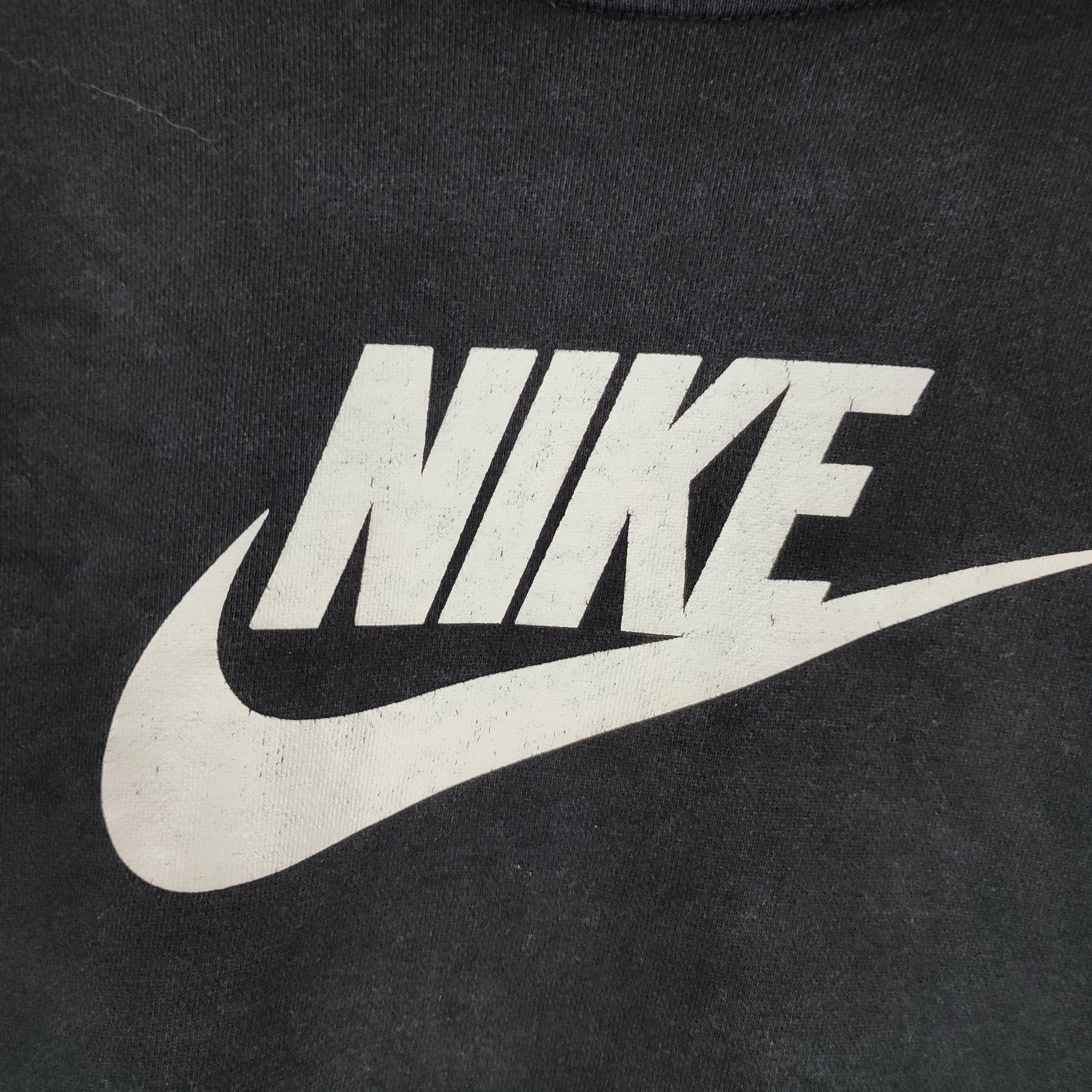 Nike NIKE VINTAGE 90s Big Swoosh Spellout Sleeve Sweatshirt Size US L / EU 52-54 / 3 - 2 Thumbnail