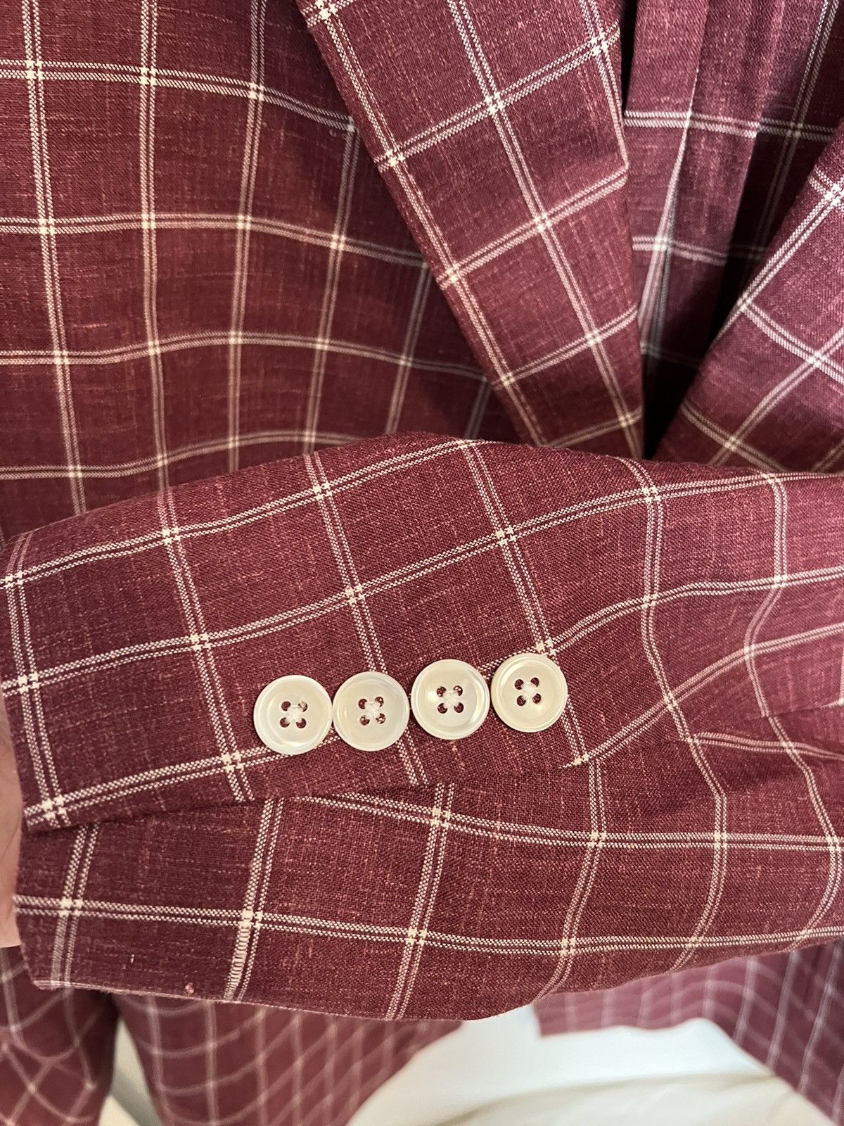 Hart Schaffner Marx Double-breasted Blazer Size 40R - 5 Thumbnail