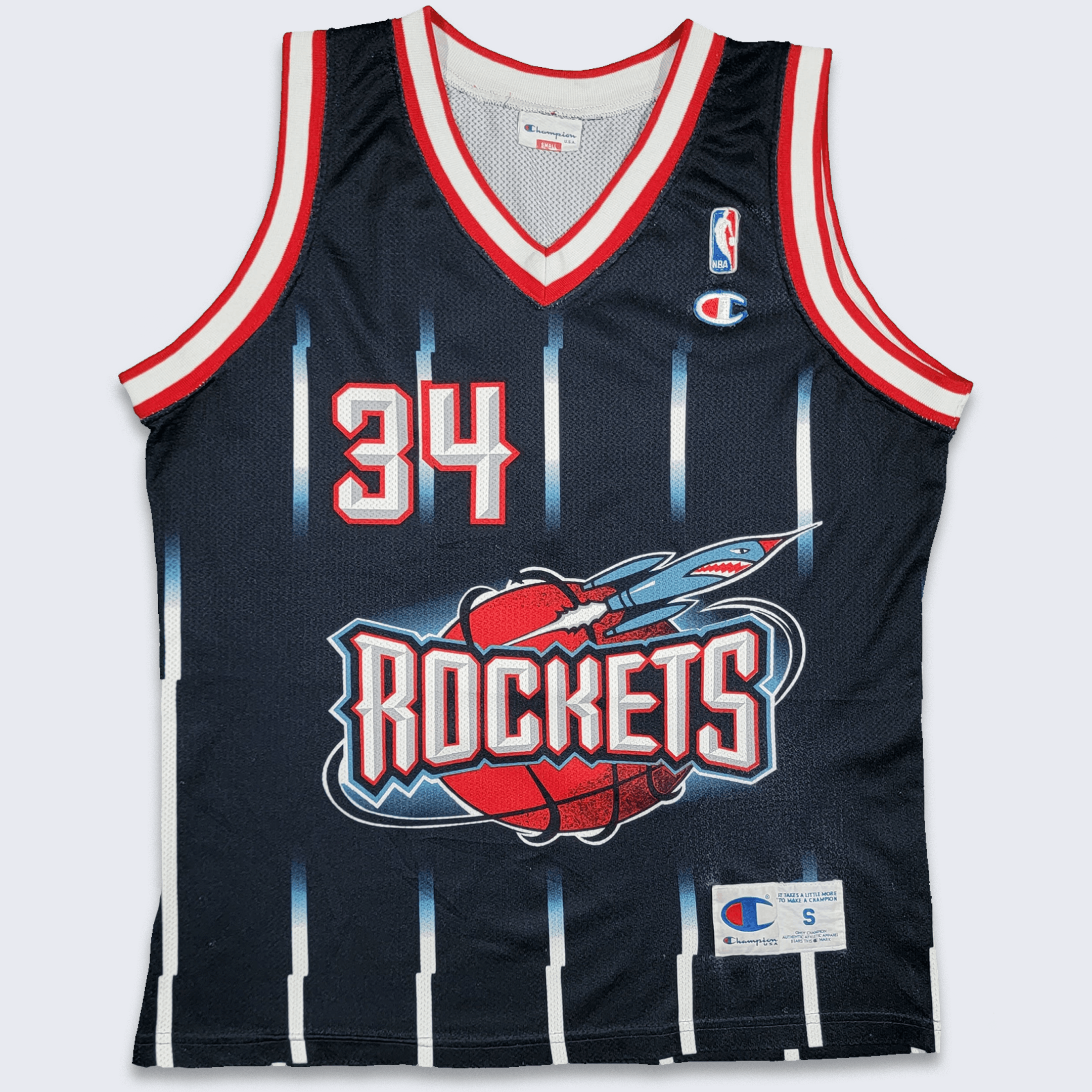 Houston Rockets Vintage 90s Olajuwon Champion Jersey