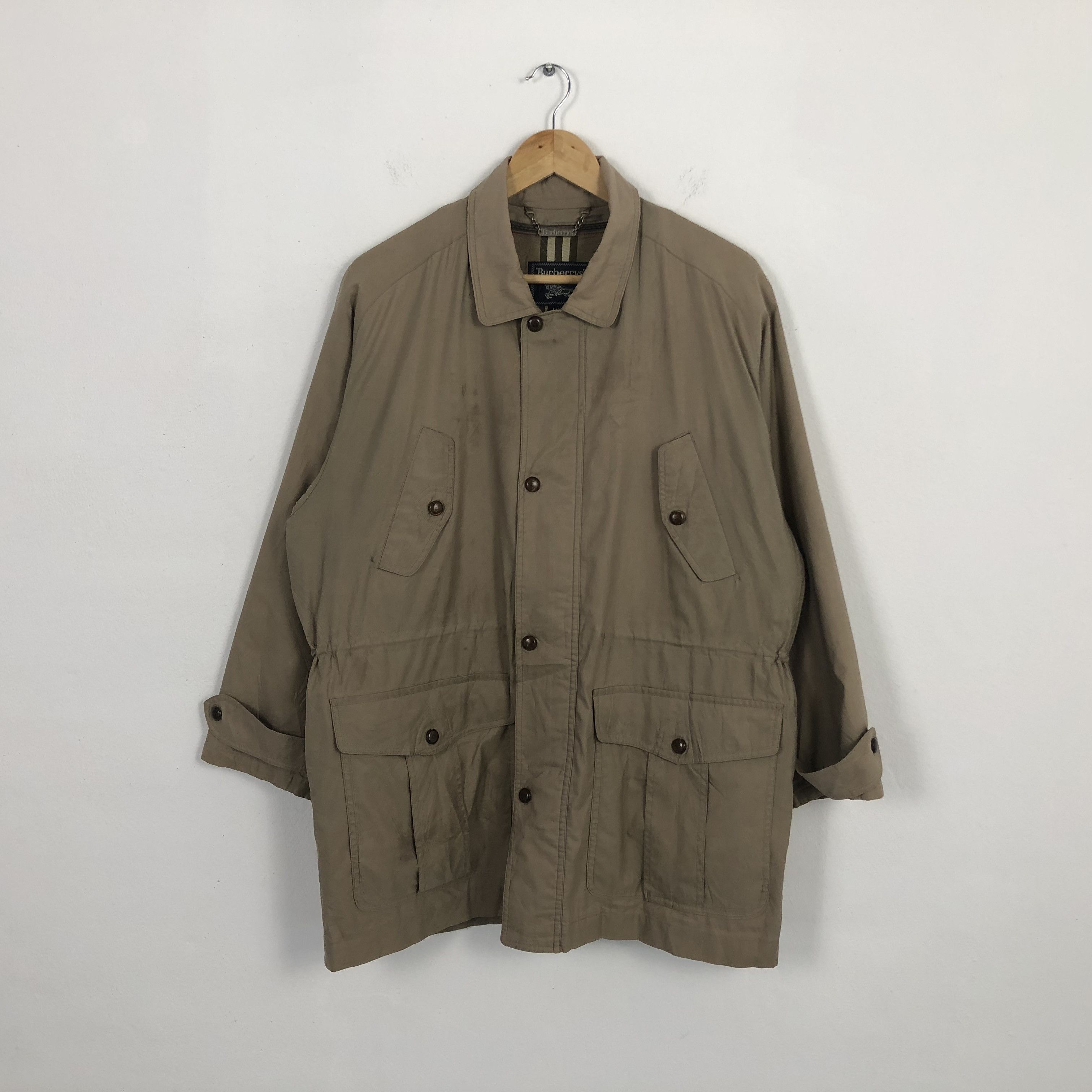 Vintage 90’s Burberry London Nice Design Zipper Jacket