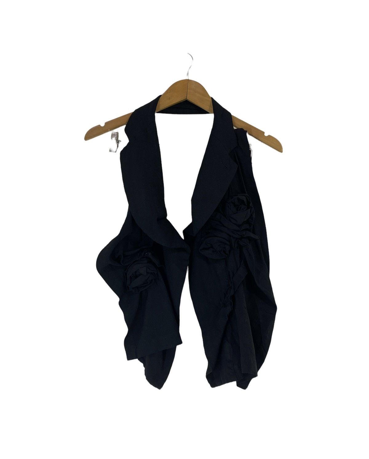 Comme des Garcons × Rei Kawakubo Comme Des Garçons Half Jacket Scarf Design Roses Ribbon Size ONE SIZE - 2 Thumbnail