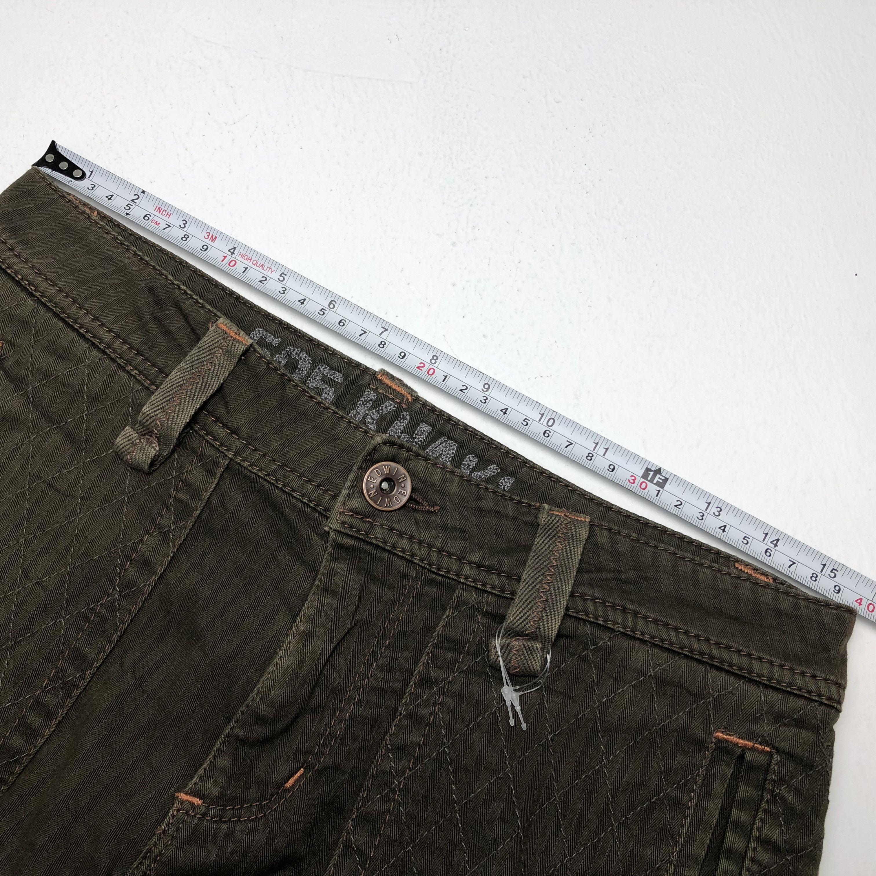 Edwin Vintage Edwin 505 Khaki Cargo Style Pants Size US 31 - 7 Thumbnail