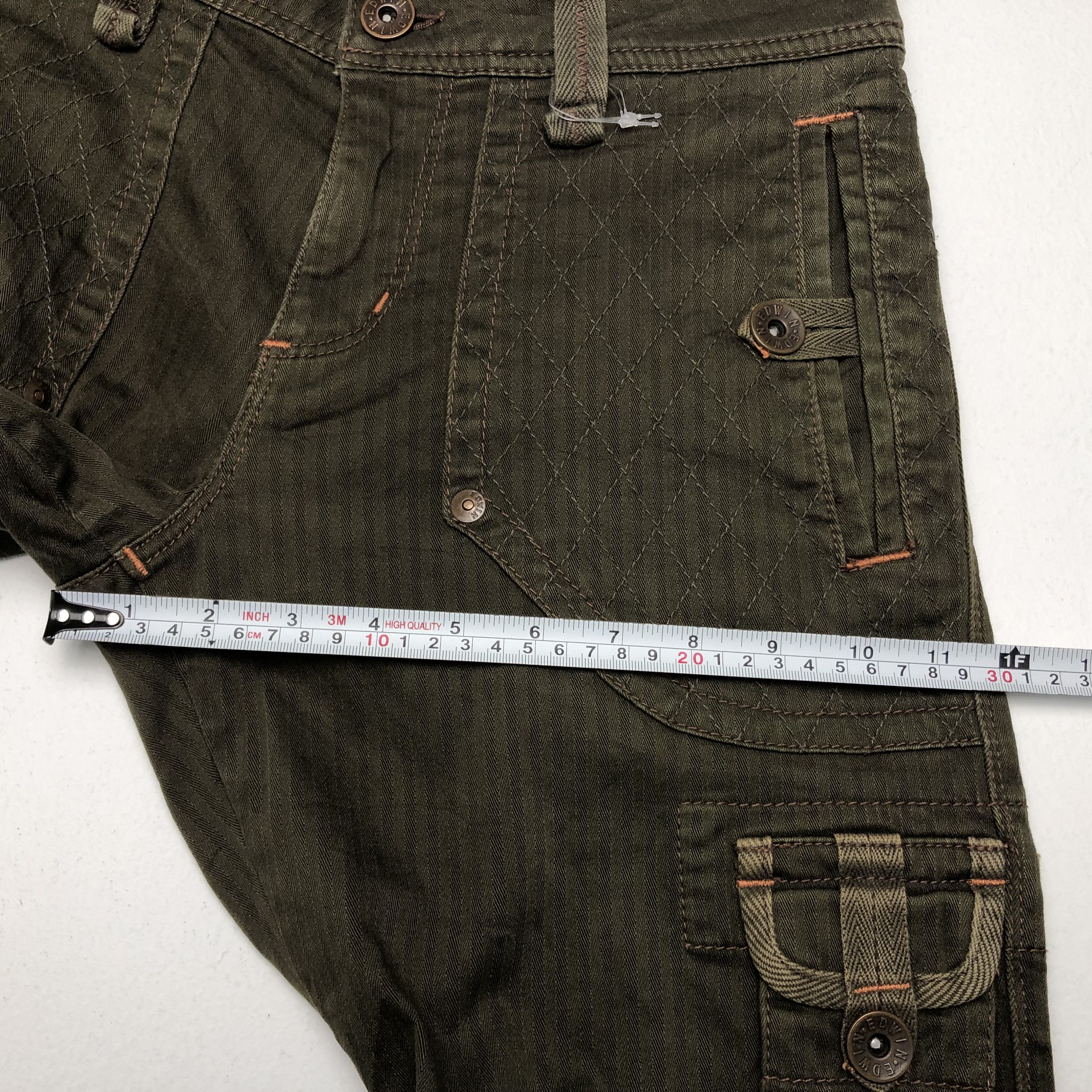 Edwin Vintage Edwin 505 Khaki Cargo Style Pants Size US 31 - 9 Thumbnail