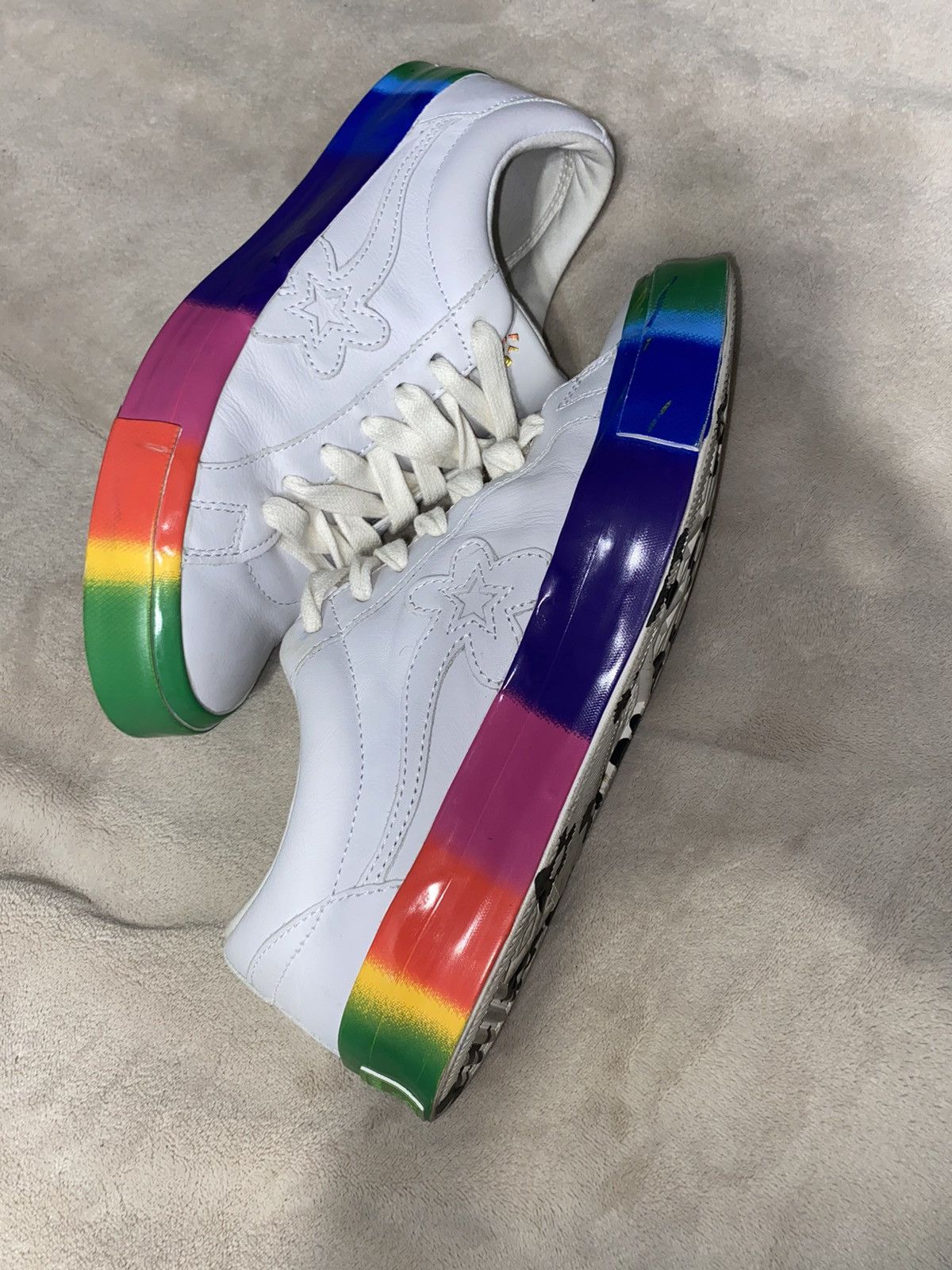 Converse × Golf Wang × Golf le Fleur Golf le fleur rainbow shoe  