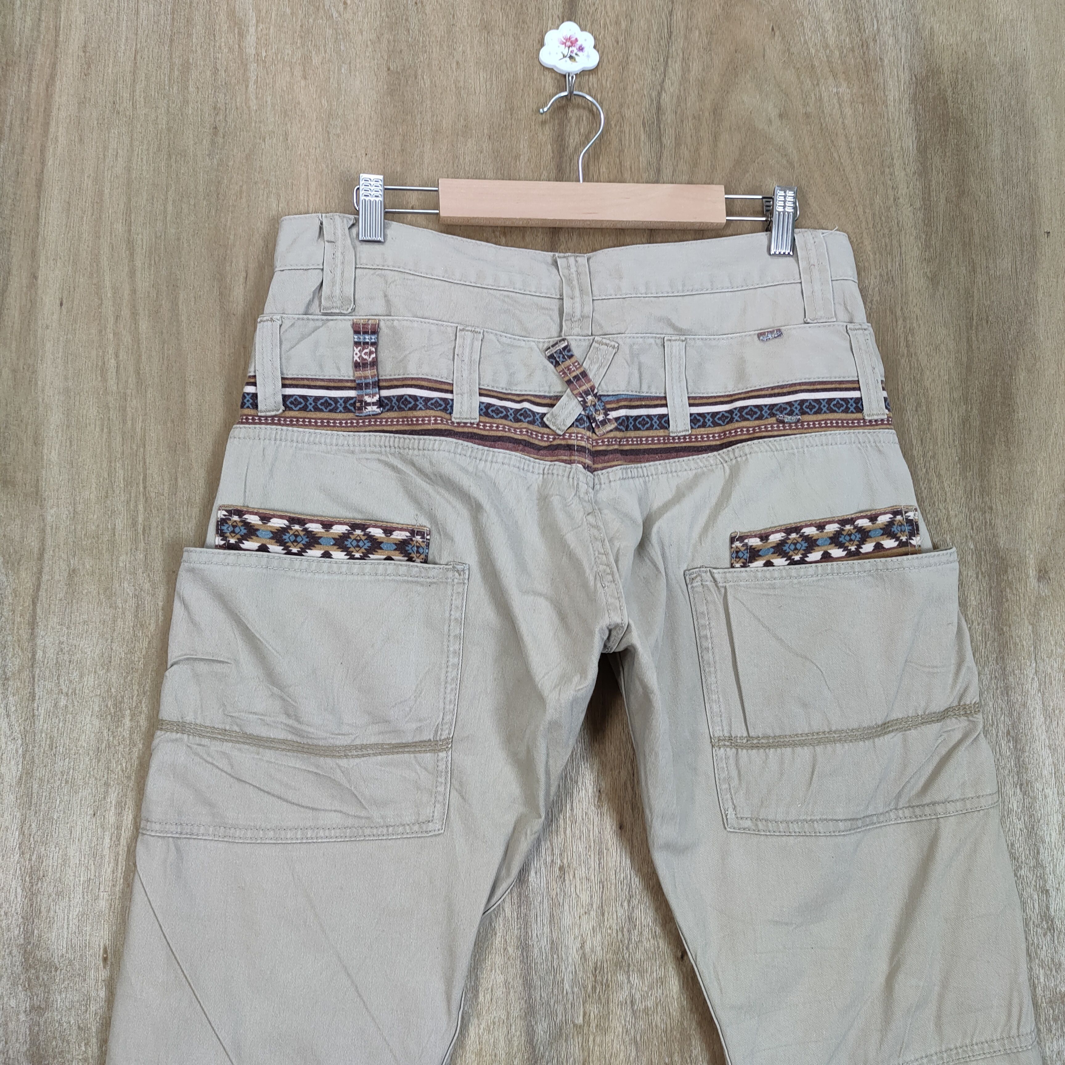 Japanese Brand DOMINATED HANDCRAFTED DOUBLE WAIST CARGO PANTS Size US 32 / EU 48 - 8 Thumbnail