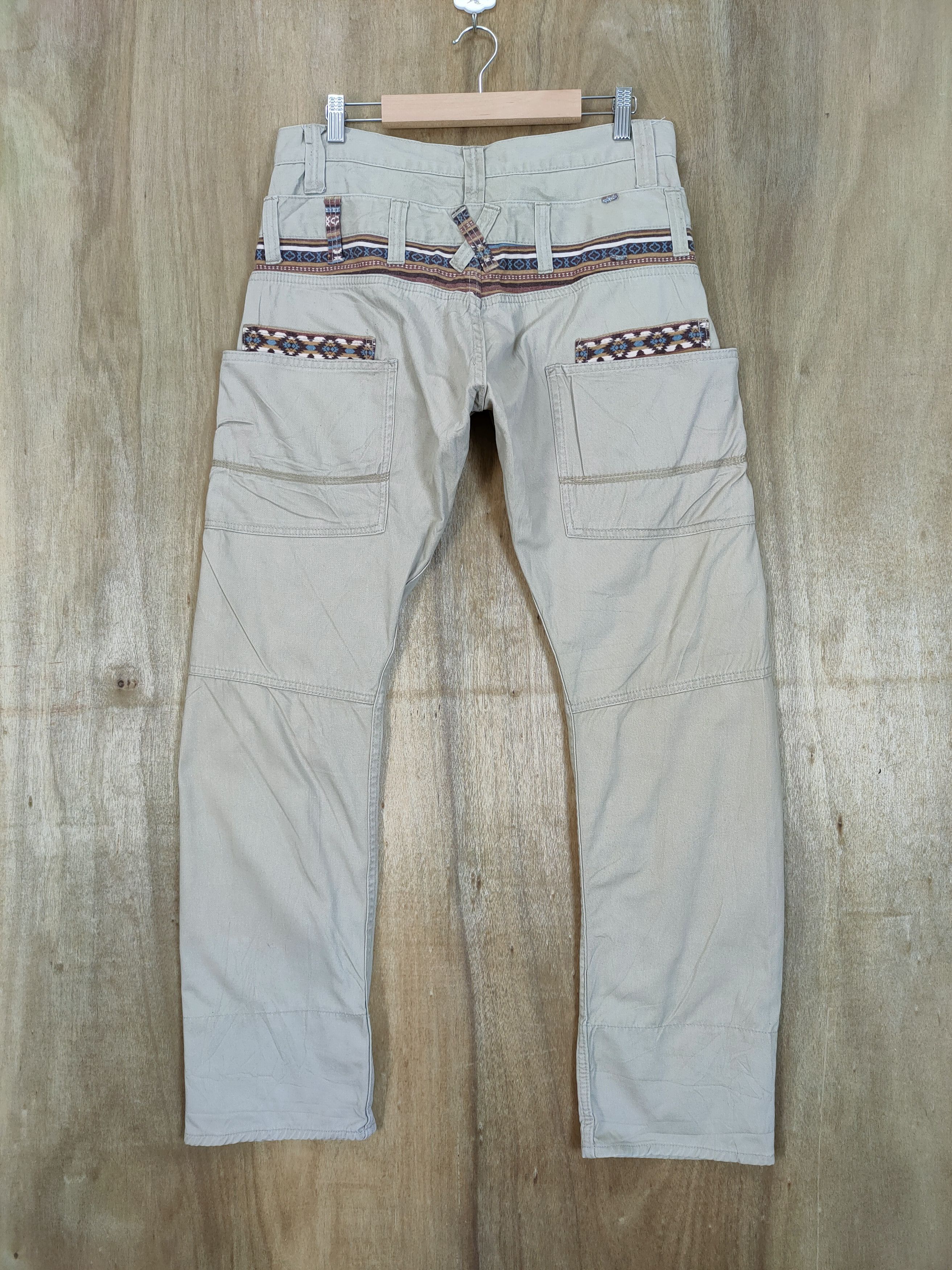 Japanese Brand DOMINATED HANDCRAFTED DOUBLE WAIST CARGO PANTS Size US 32 / EU 48 - 7 Thumbnail