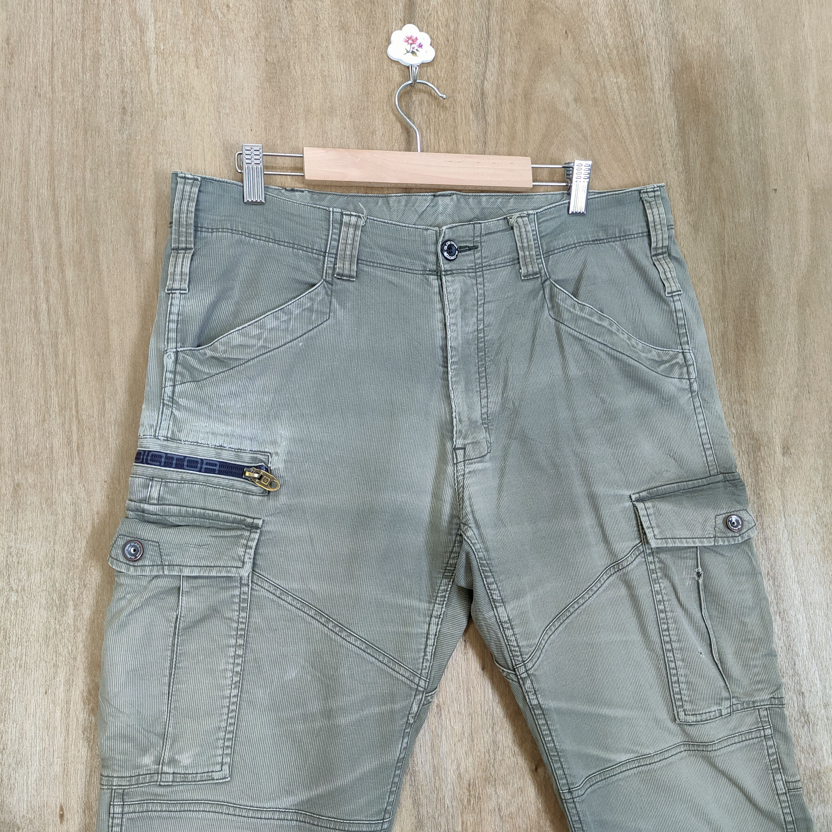 Japanese Brand VINTAGE JAPANESE FADED CARGO PANTS Size US 34 / EU 50 - 2 Thumbnail