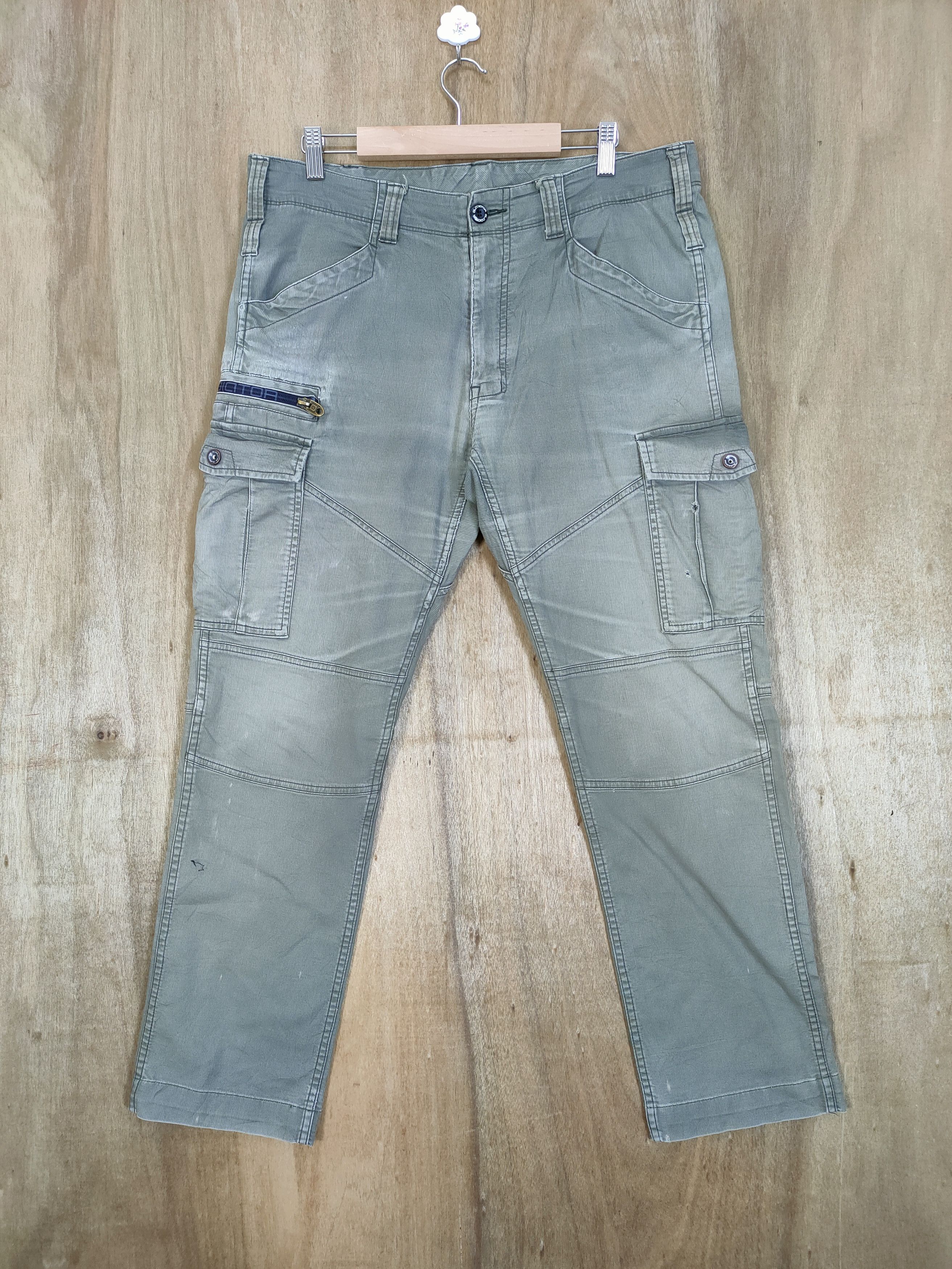 Japanese Brand VINTAGE JAPANESE FADED CARGO PANTS Size US 34 / EU 50 - 1 Thumbnail