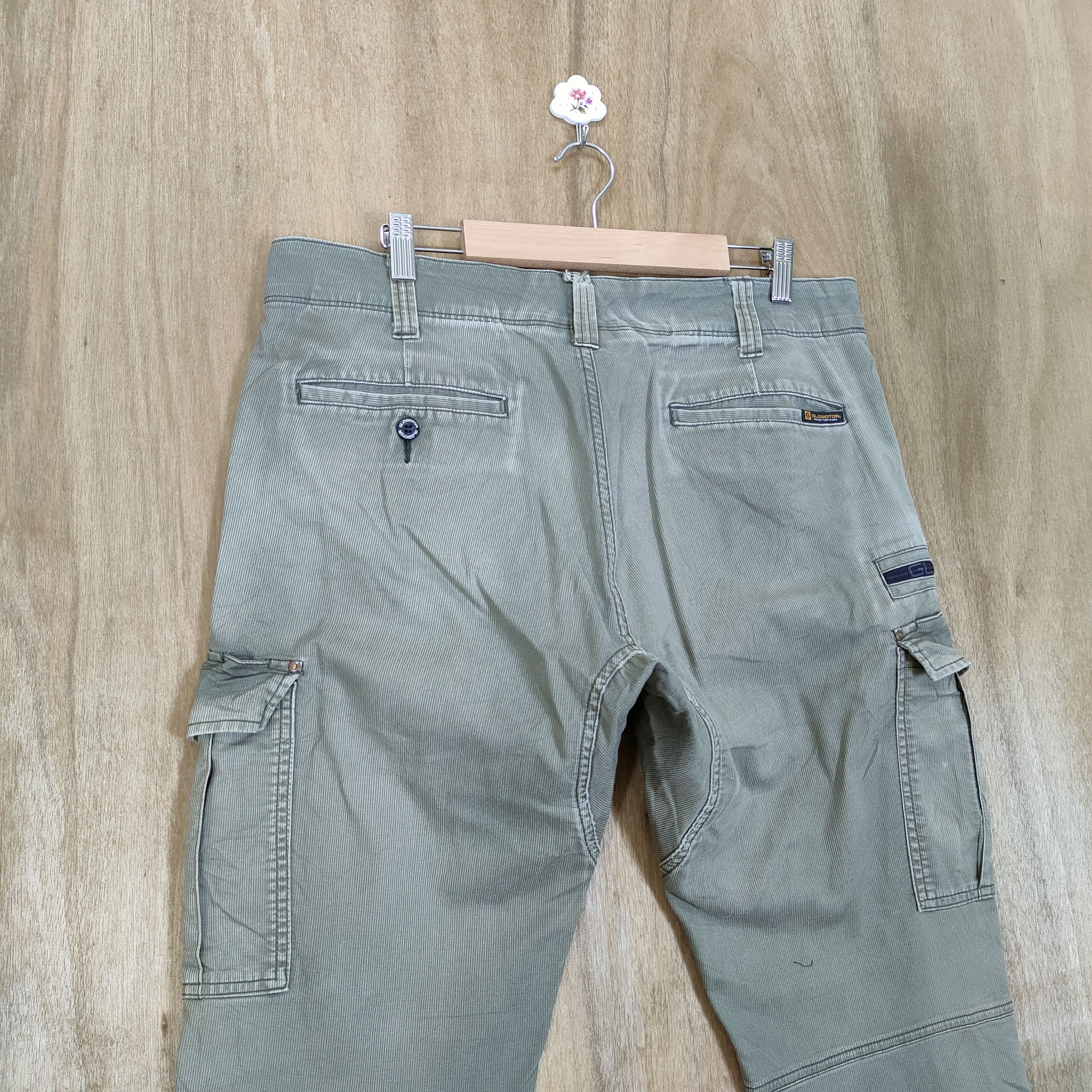 Japanese Brand VINTAGE JAPANESE FADED CARGO PANTS Size US 34 / EU 50 - 9 Thumbnail