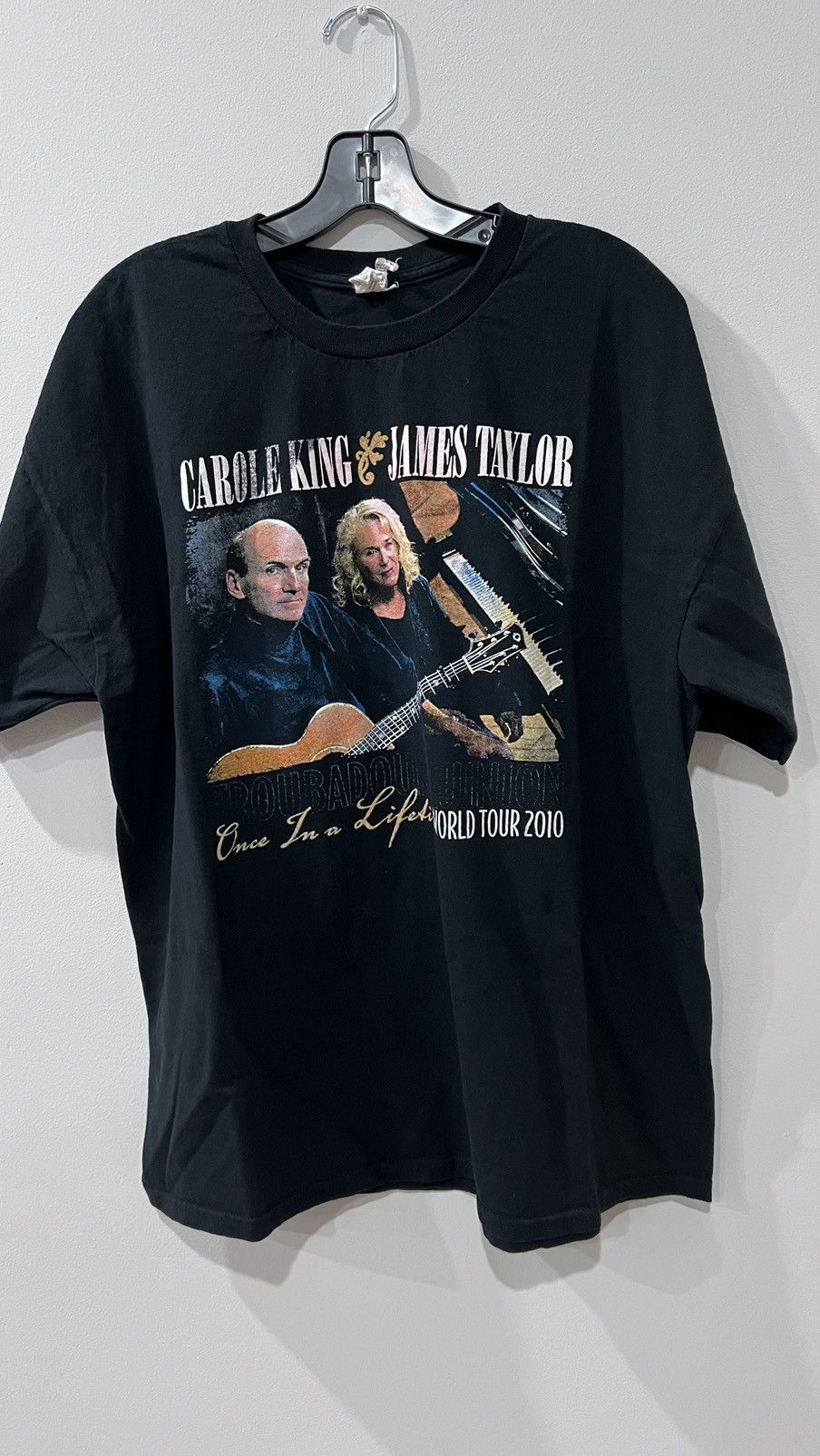 Band Tees Carole King & James Tylor Once in a Lifetime World Tour 2010 Size US XL / EU 56 / 4 - 1 Thumbnail
