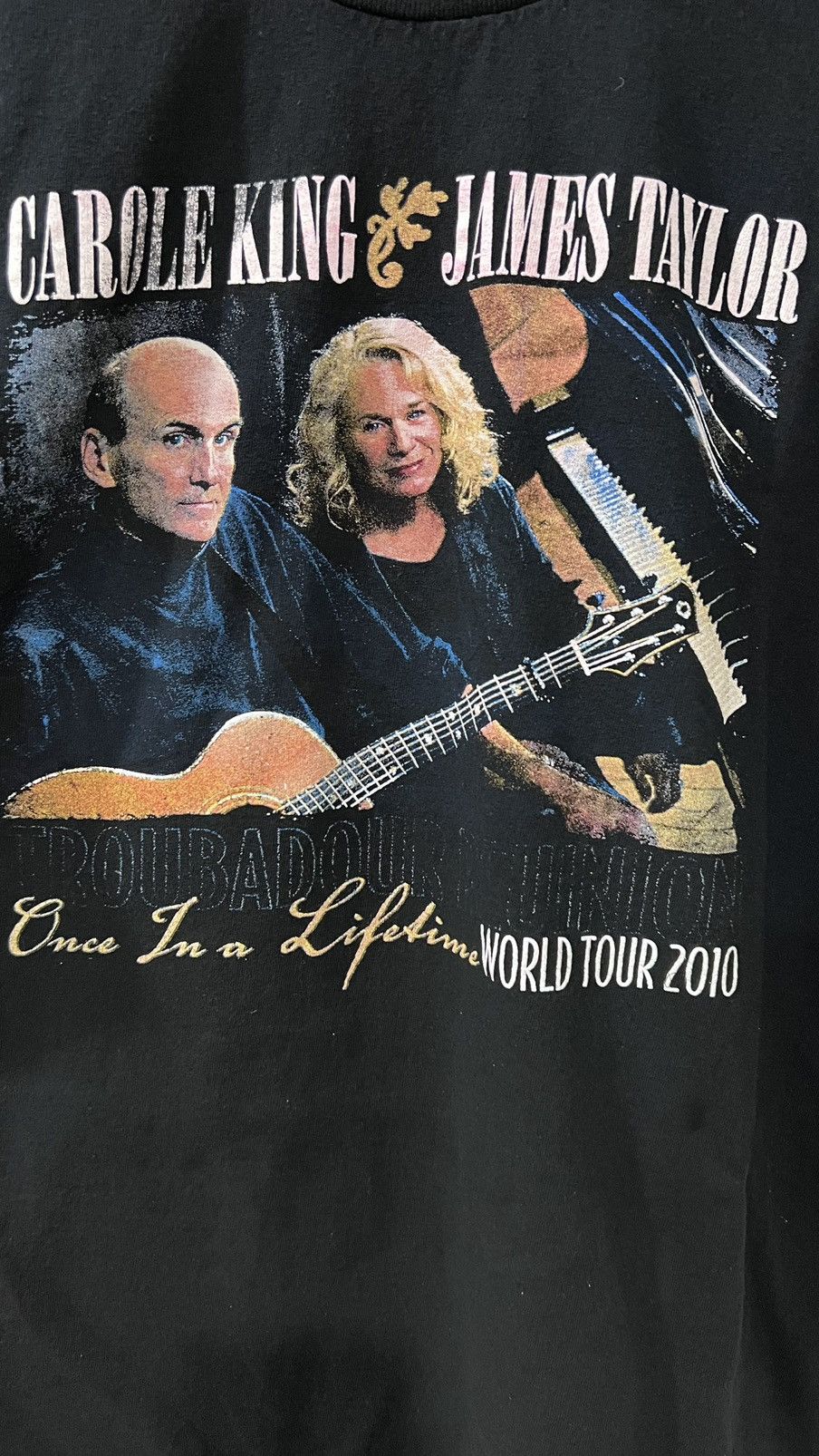 Band Tees Carole King & James Tylor Once in a Lifetime World Tour 2010 Size US XL / EU 56 / 4 - 2 Thumbnail
