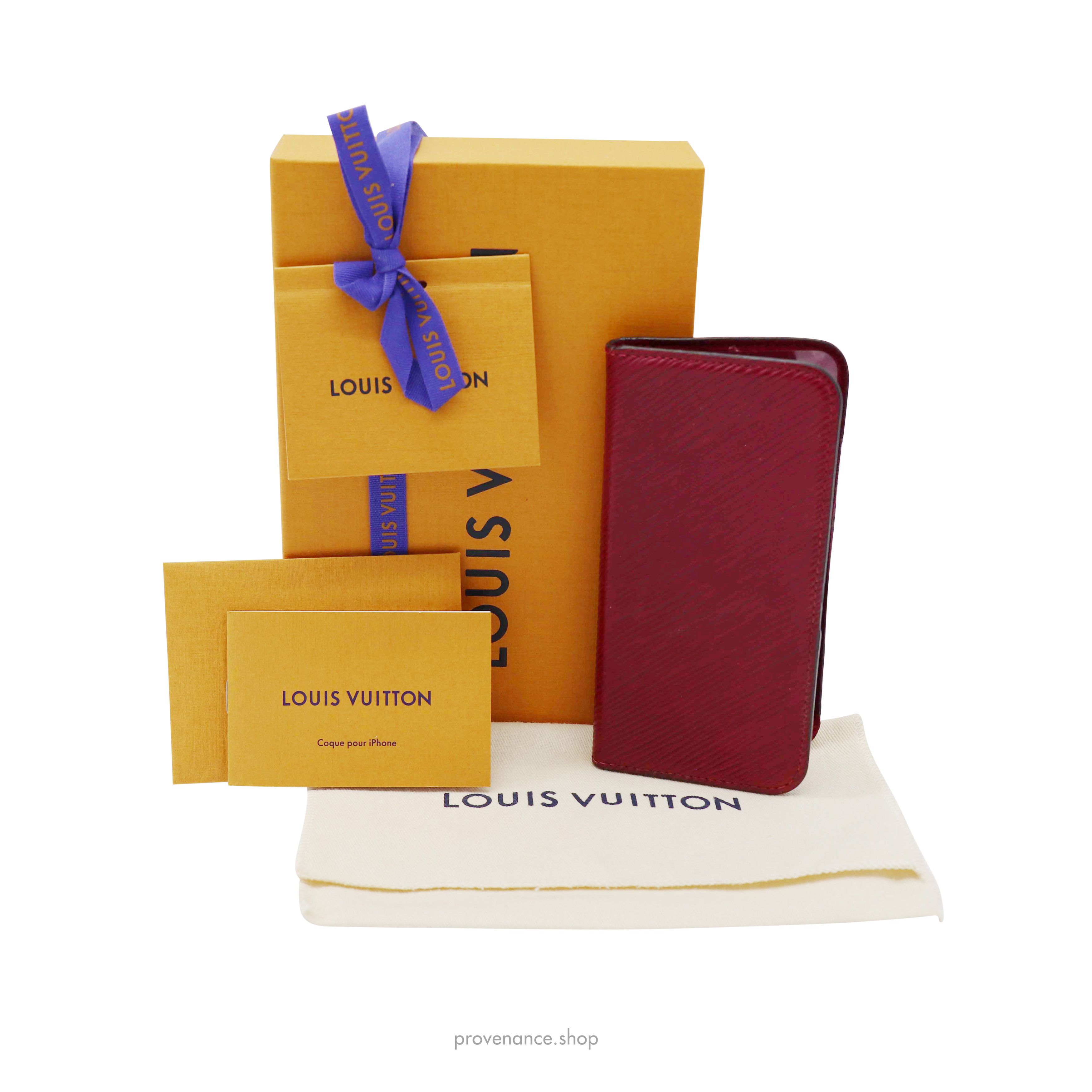 ルイヴィトン　iPhoneⅩ FOLIO EPI ルイヴィトンiPhoneⅩ FOLIO EPI