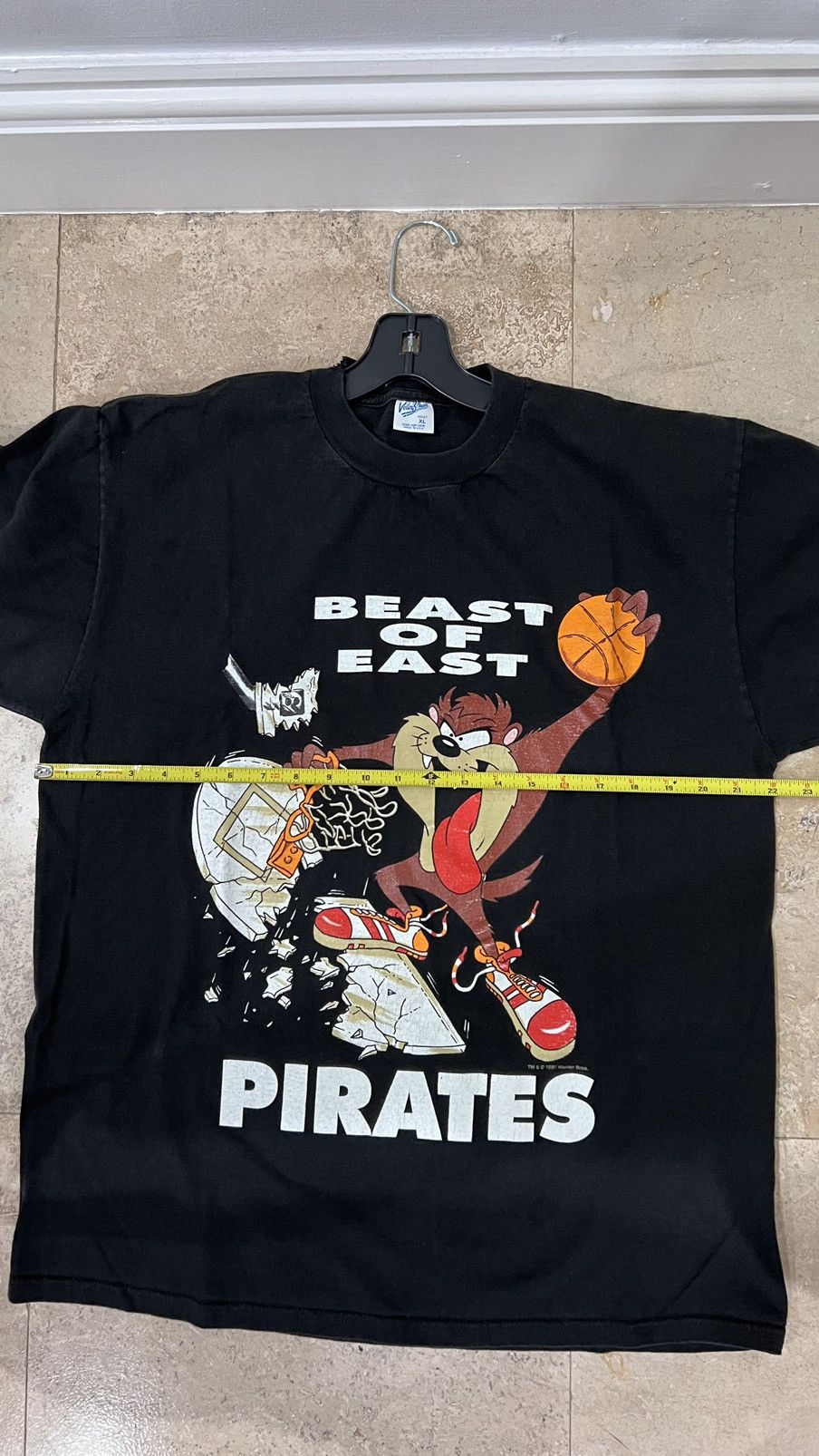 Vintage × Warner Bros 1993 Taz Devil Beast of East Pirates Size XL Size US XL / EU 56 / 4 - 9 Thumbnail