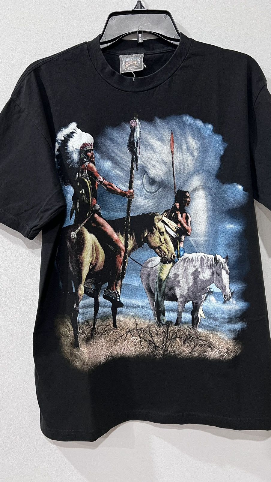Vintage American Thunder tag horses and eagle size Large Size US L / EU 52-54 / 3 - 1 Thumbnail