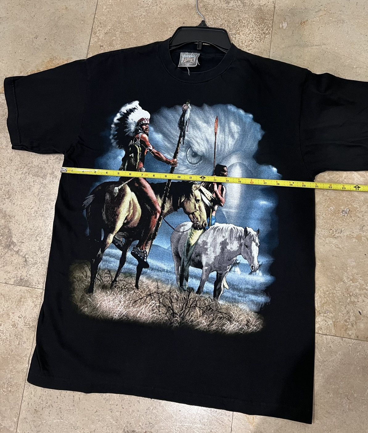 Vintage American Thunder tag horses and eagle size Large Size US L / EU 52-54 / 3 - 5 Thumbnail