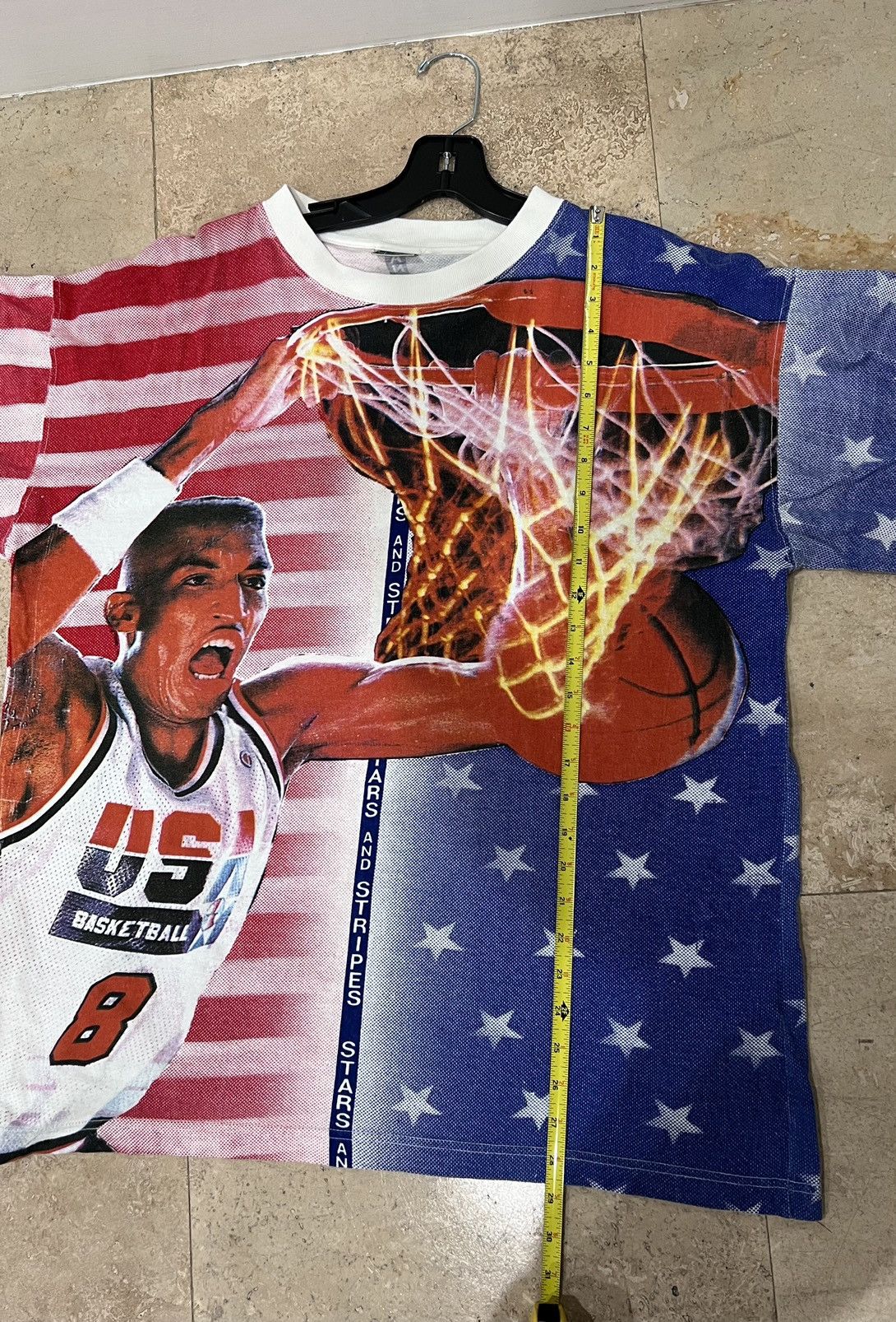 NBA × Vintage Vintage Scottie Pippen USA Team Stars and Stripes Size XL Size US XL / EU 56 / 4 - 6 Thumbnail