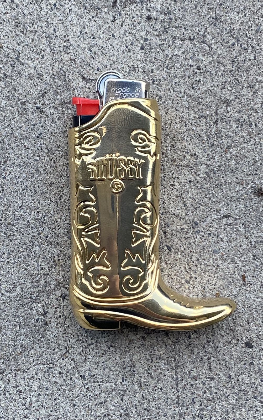Stussy STUSSY METAL BOOT LIGHTER CASE | Grailed