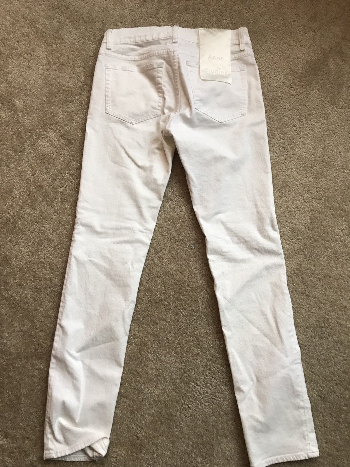 Acne Studios White Jeans Size US 30 / EU 46 - 1 Thumbnail