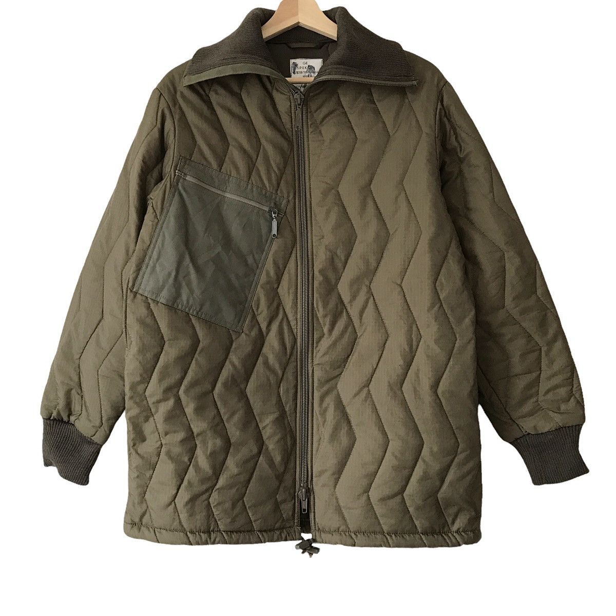 Vintage Authentic Vintage 1996 GE Spekon Germany Army Quilt Jacket Size US L / EU 52-54 / 3 - 1 Thumbnail