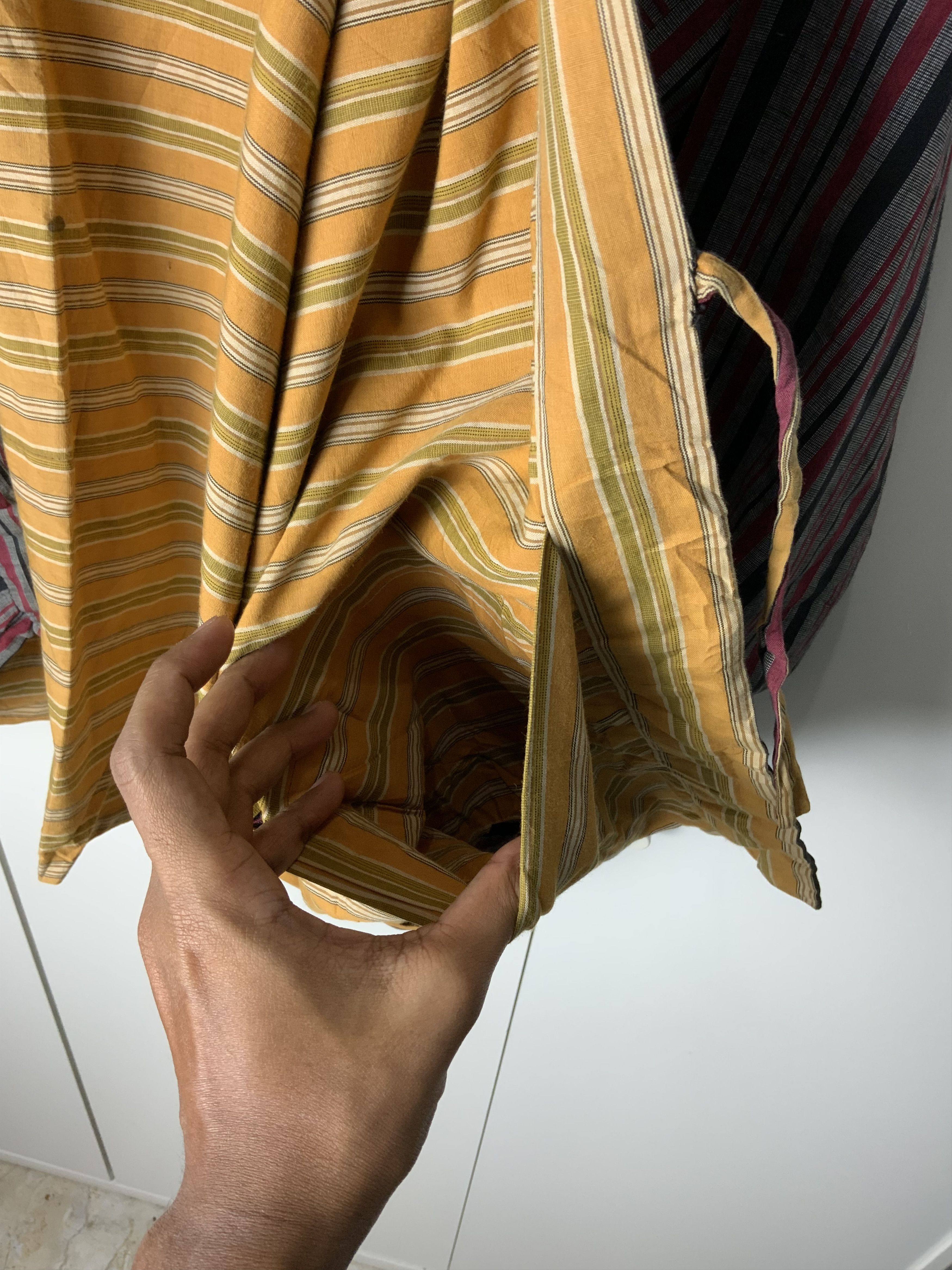 Japanese Brand Japanese Striped Reversible Pocket Kimono Traditional Size US L / EU 52-54 / 3 - 11 Thumbnail