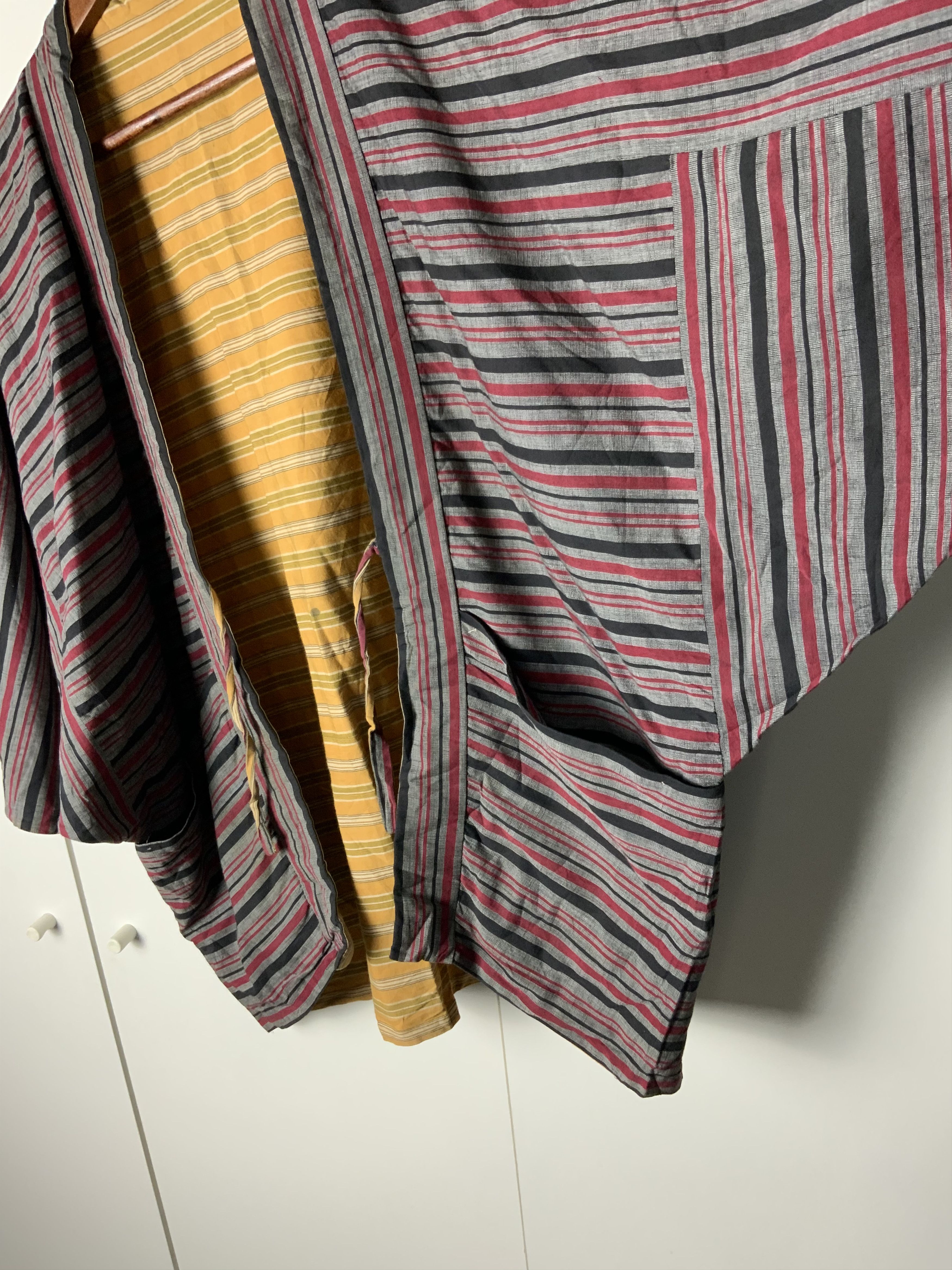 Japanese Brand Japanese Striped Reversible Pocket Kimono Traditional Size US L / EU 52-54 / 3 - 7 Thumbnail