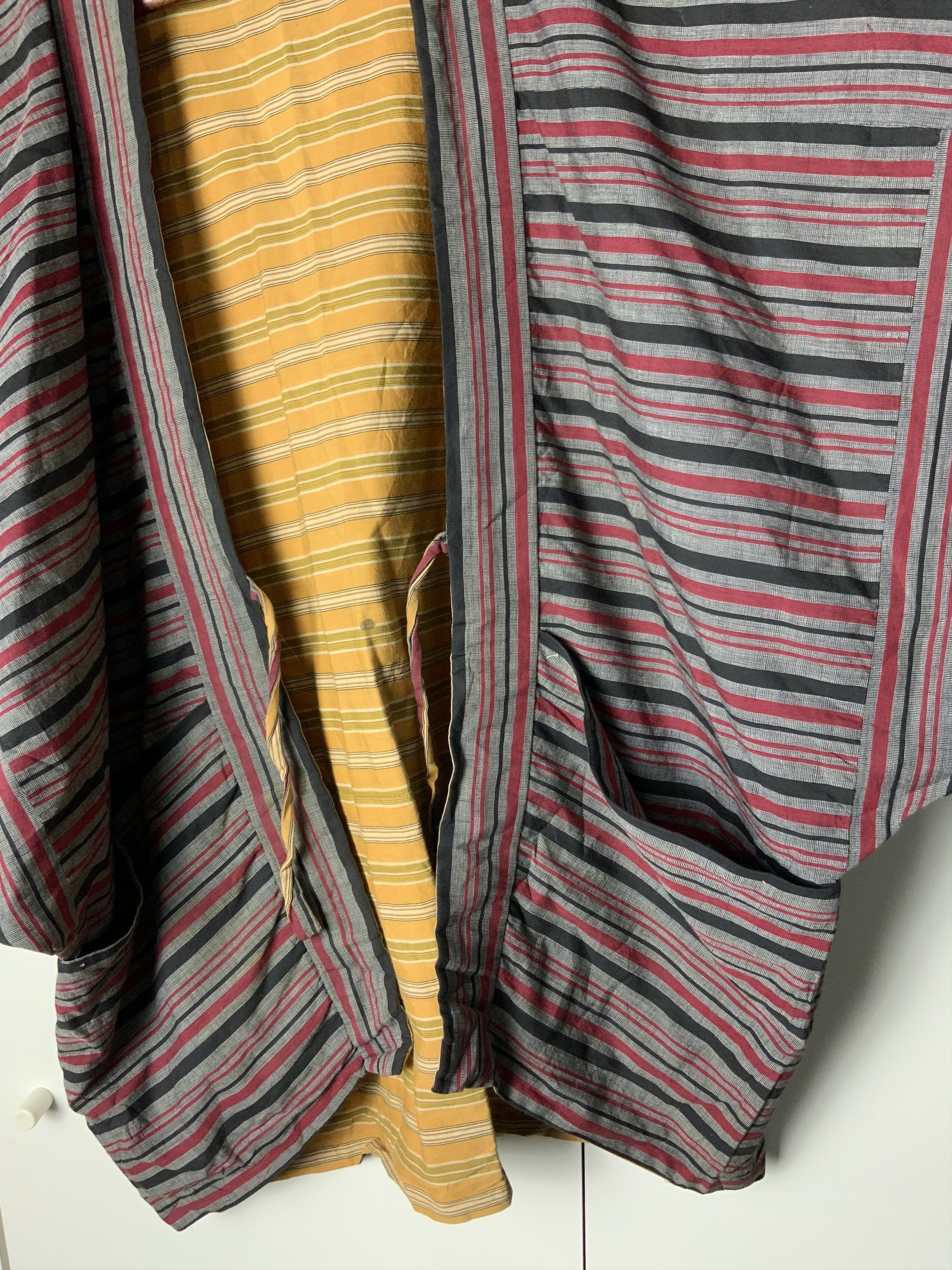 Japanese Brand Japanese Striped Reversible Pocket Kimono Traditional Size US L / EU 52-54 / 3 - 10 Thumbnail