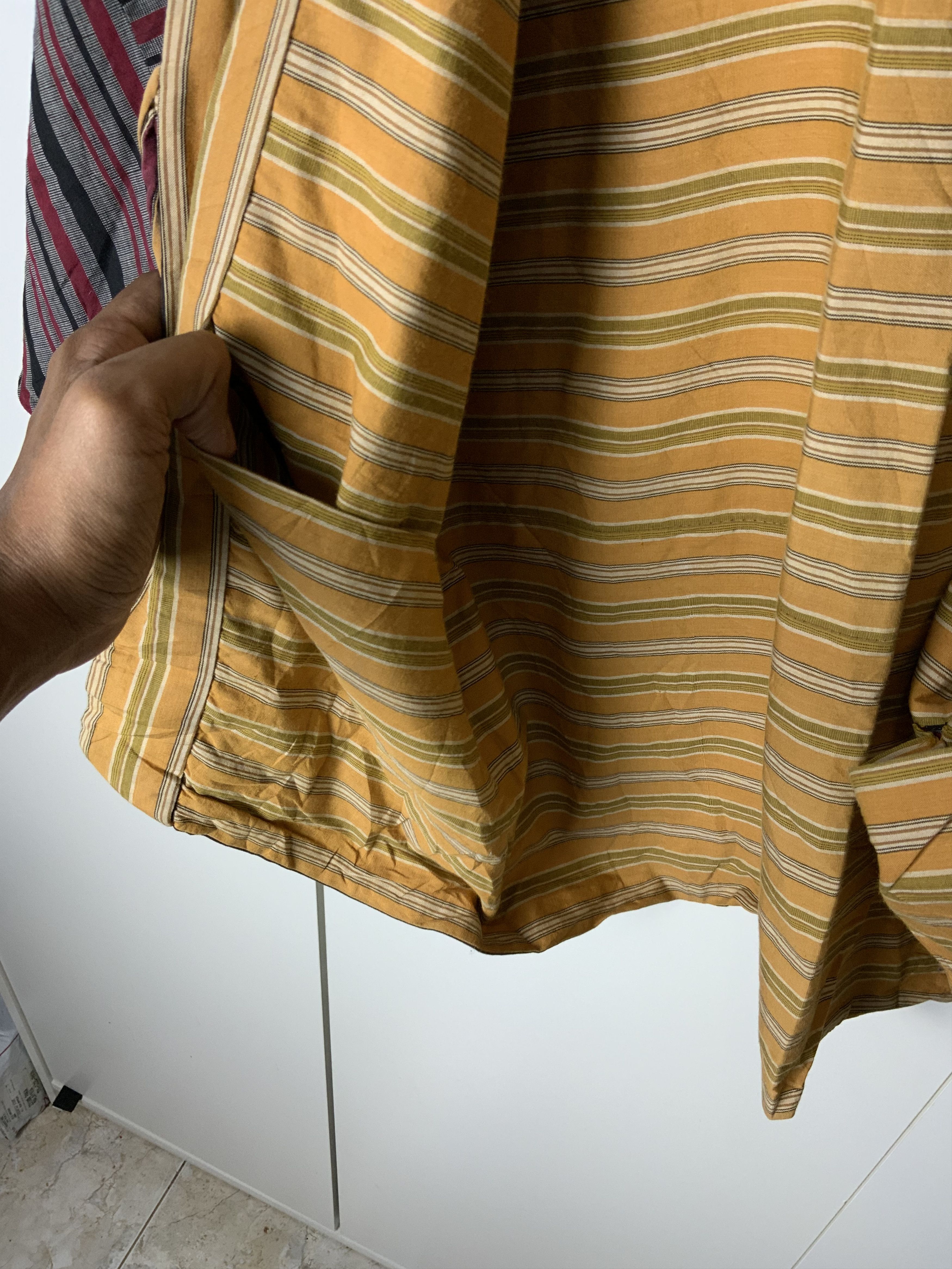 Japanese Brand Japanese Striped Reversible Pocket Kimono Traditional Size US L / EU 52-54 / 3 - 12 Thumbnail