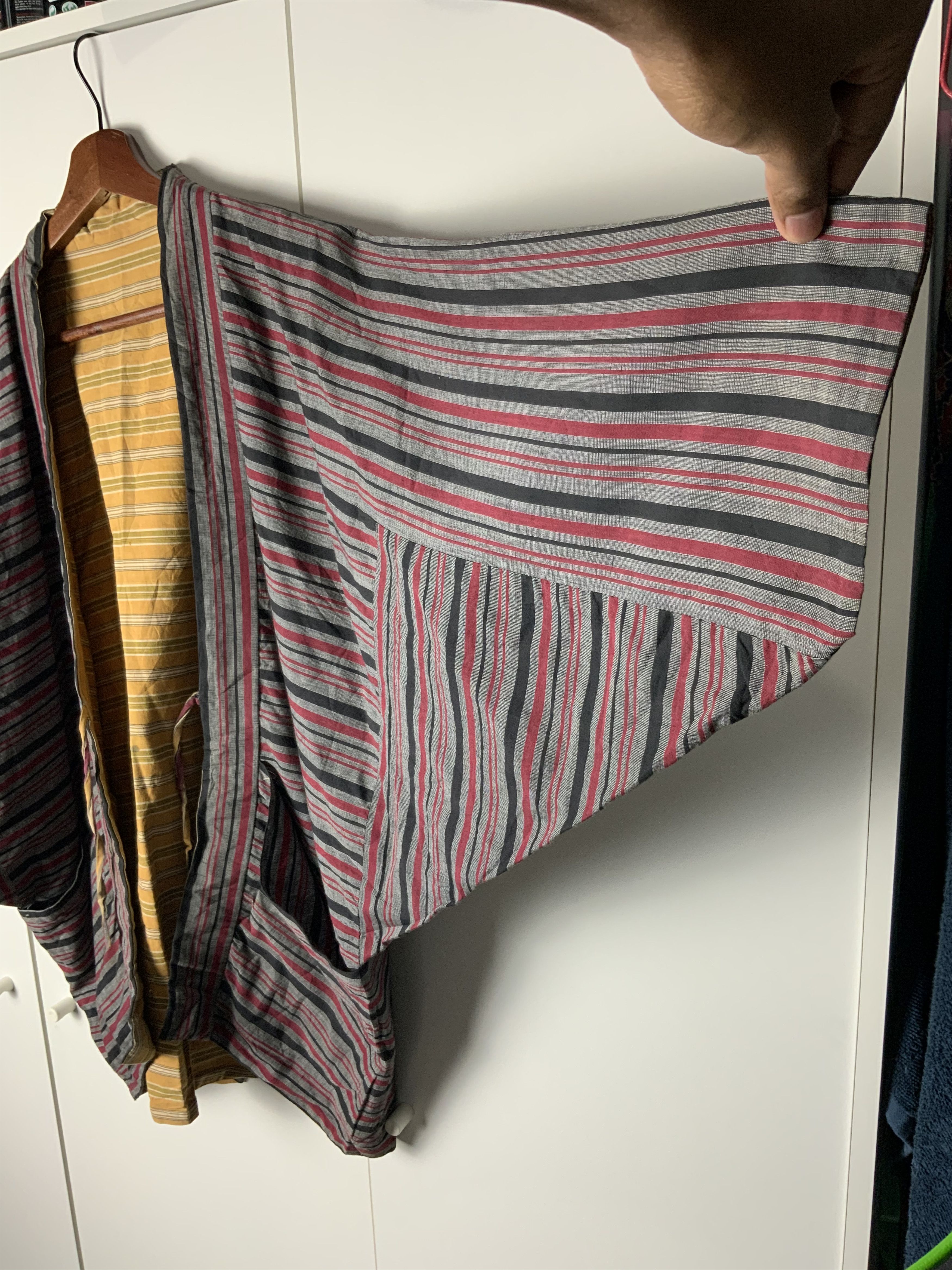 Japanese Brand Japanese Striped Reversible Pocket Kimono Traditional Size US L / EU 52-54 / 3 - 6 Thumbnail