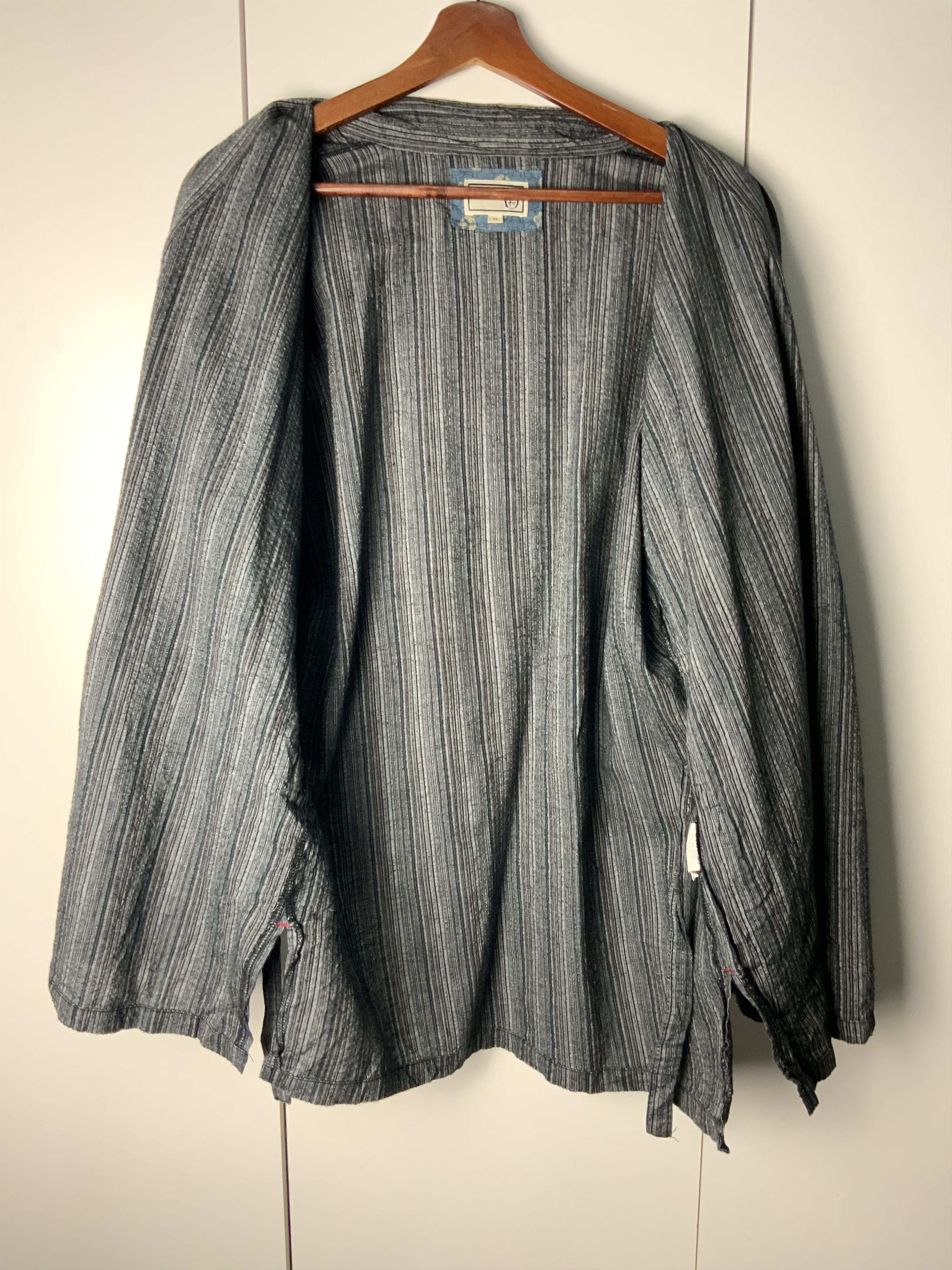 Japanese Brand Vintage Cardigan Kimono Single Pocket Japan Script Size US M / EU 48-50 / 2 - 15 Thumbnail