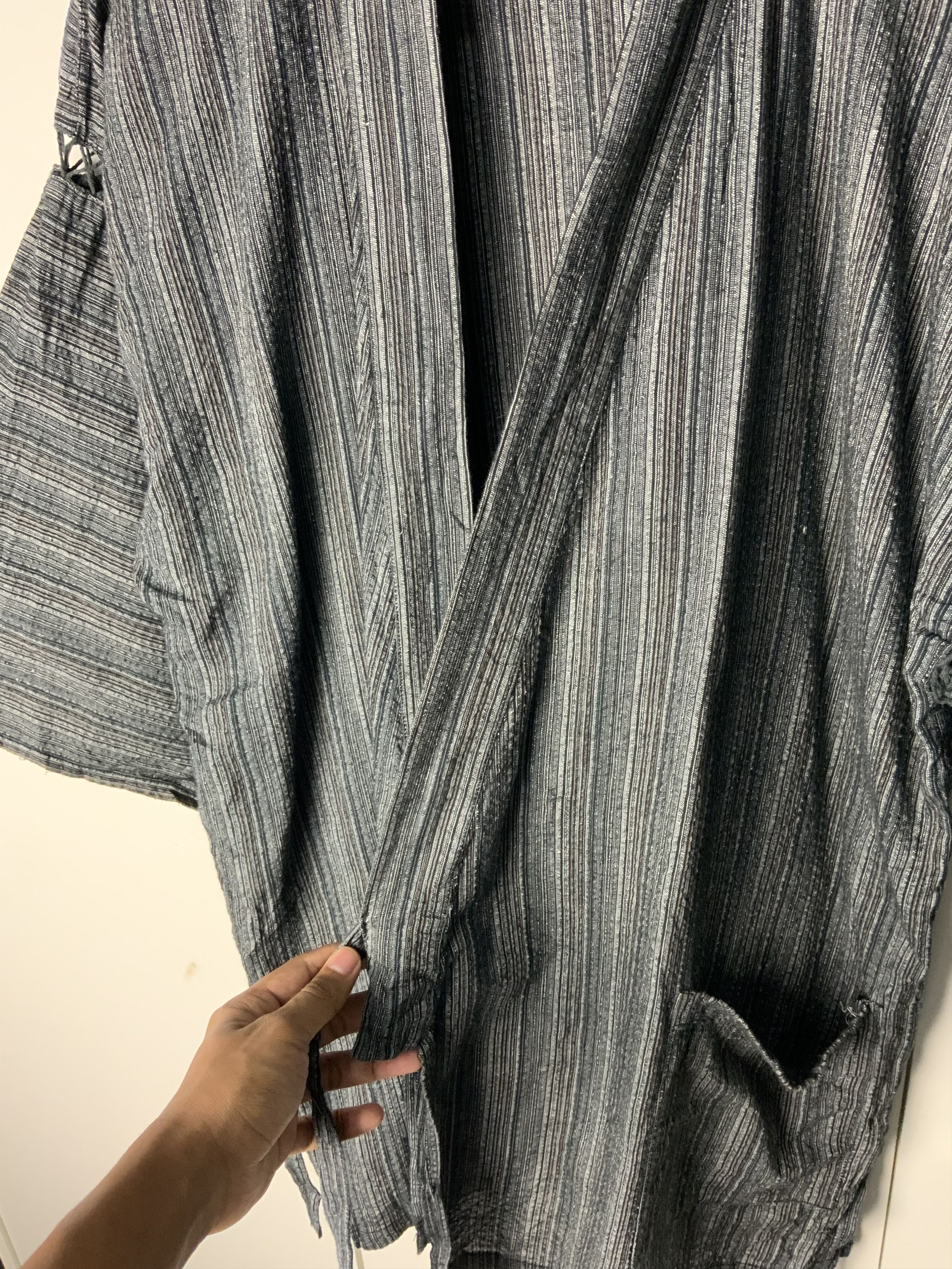 Japanese Brand Vintage Cardigan Kimono Single Pocket Japan Script Size US M / EU 48-50 / 2 - 7 Thumbnail