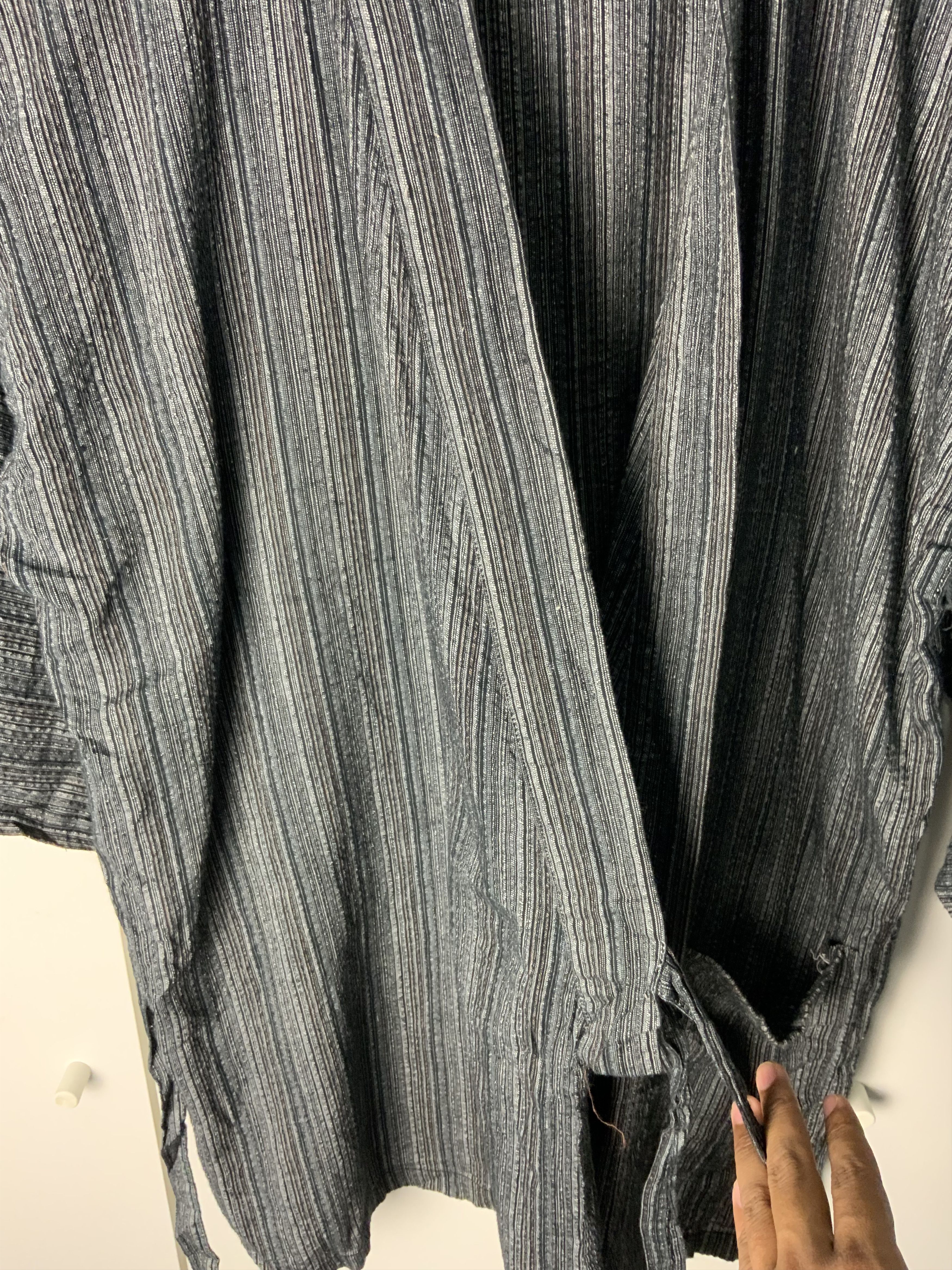 Japanese Brand Vintage Cardigan Kimono Single Pocket Japan Script Size US M / EU 48-50 / 2 - 8 Thumbnail