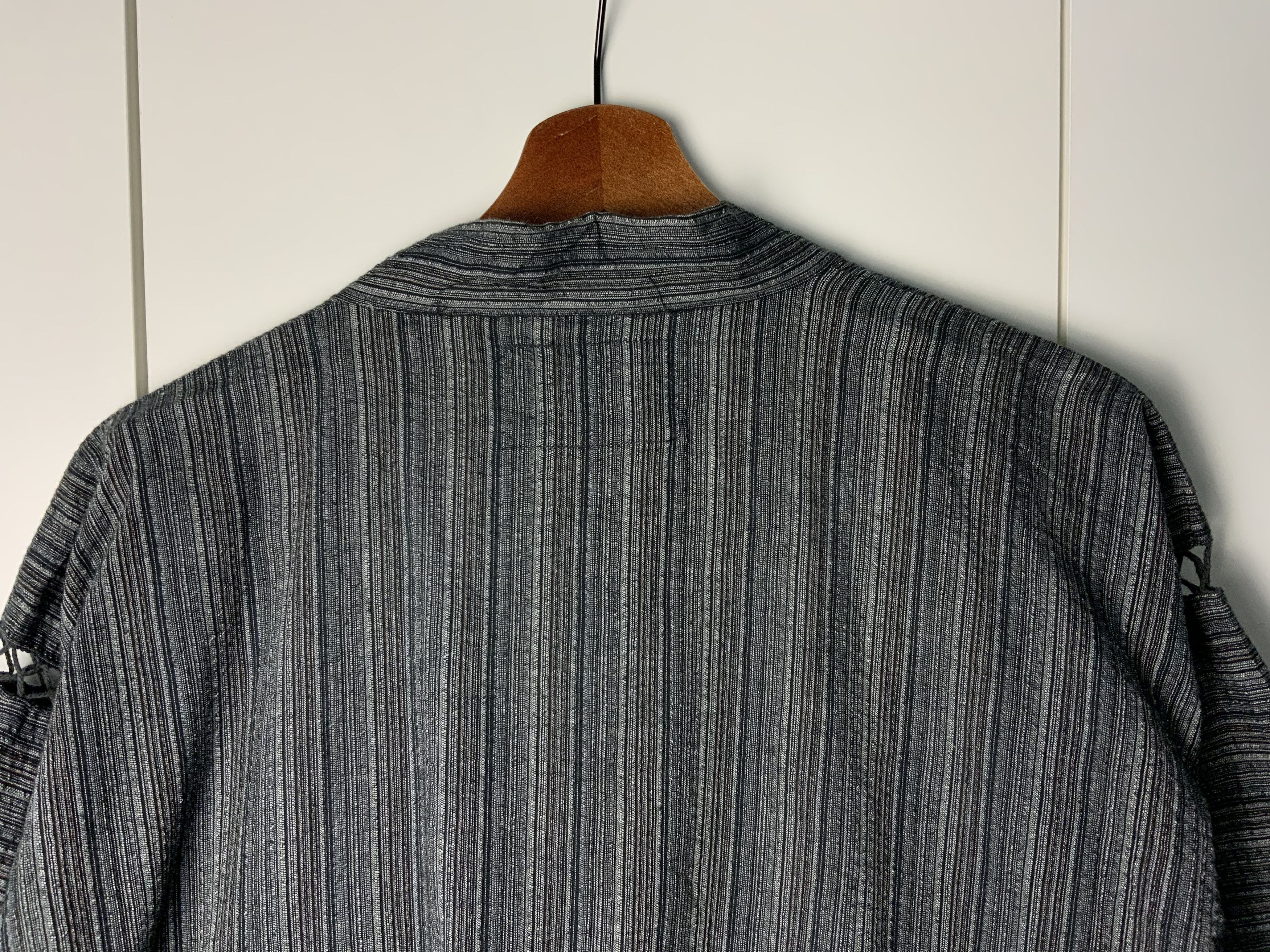 Japanese Brand Vintage Cardigan Kimono Single Pocket Japan Script Size US M / EU 48-50 / 2 - 11 Thumbnail