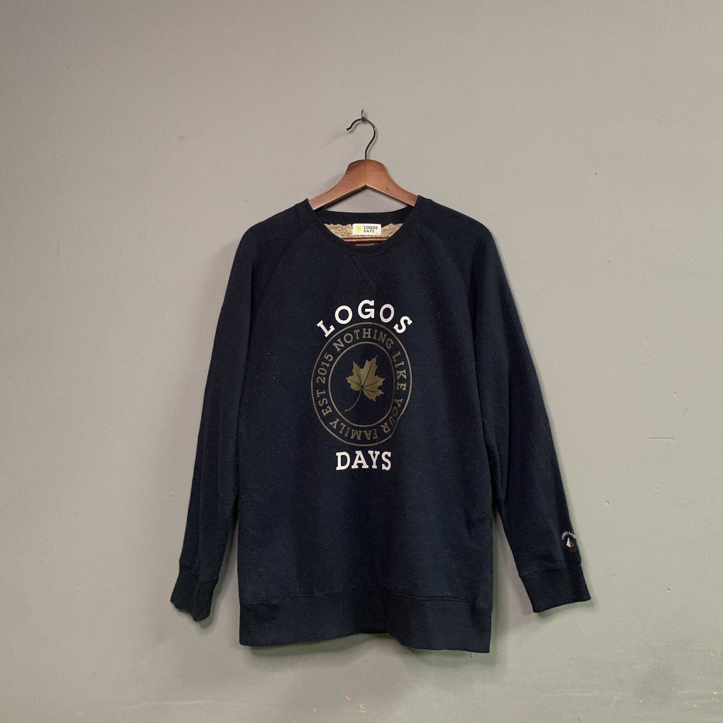 Japanese Brand Vintage Logos Day Big Logo Crewneck Sweater Sweatshirt Size US M / EU 48-50 / 2 - 1 Thumbnail