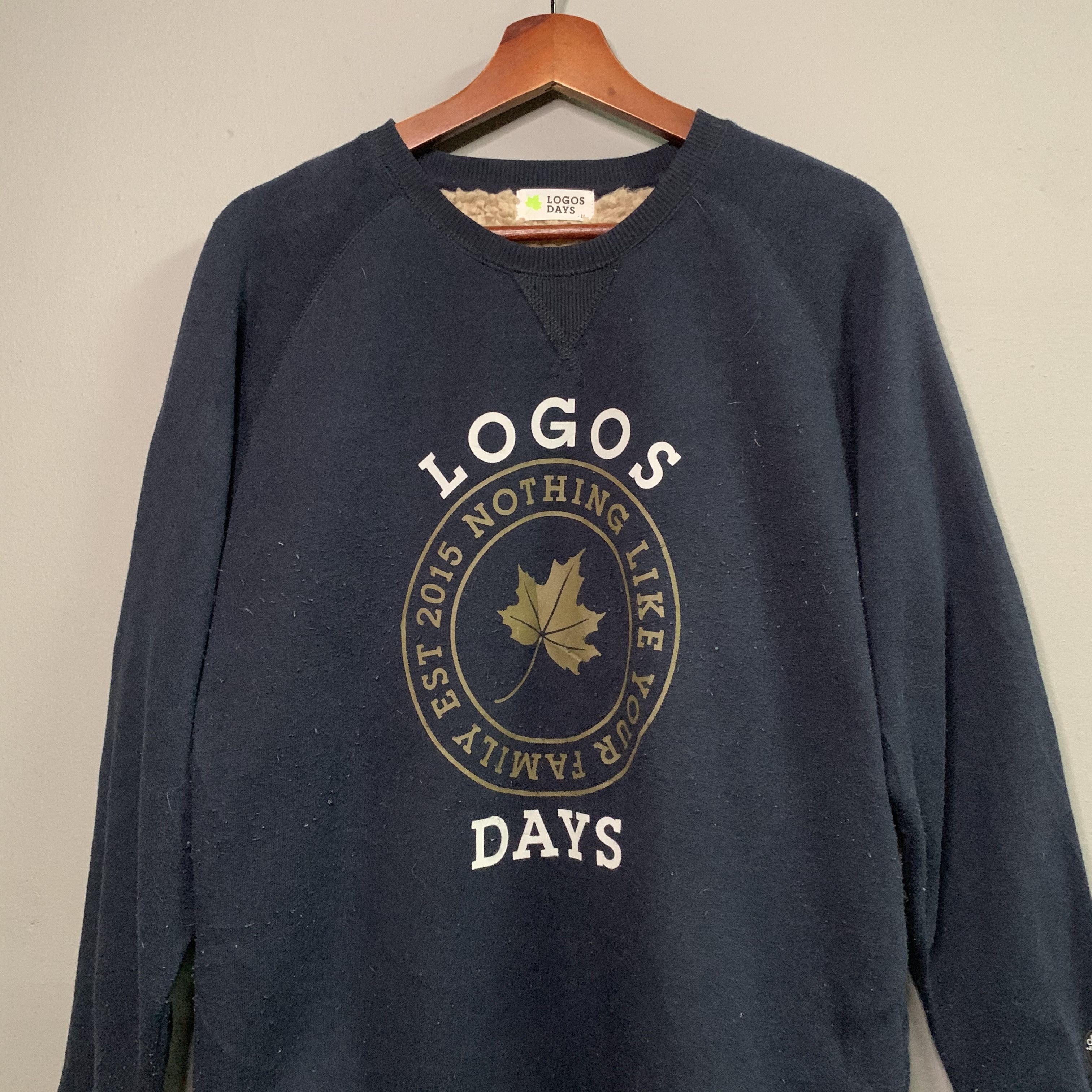 Japanese Brand Vintage Logos Day Big Logo Crewneck Sweater Sweatshirt Size US M / EU 48-50 / 2 - 2 Thumbnail