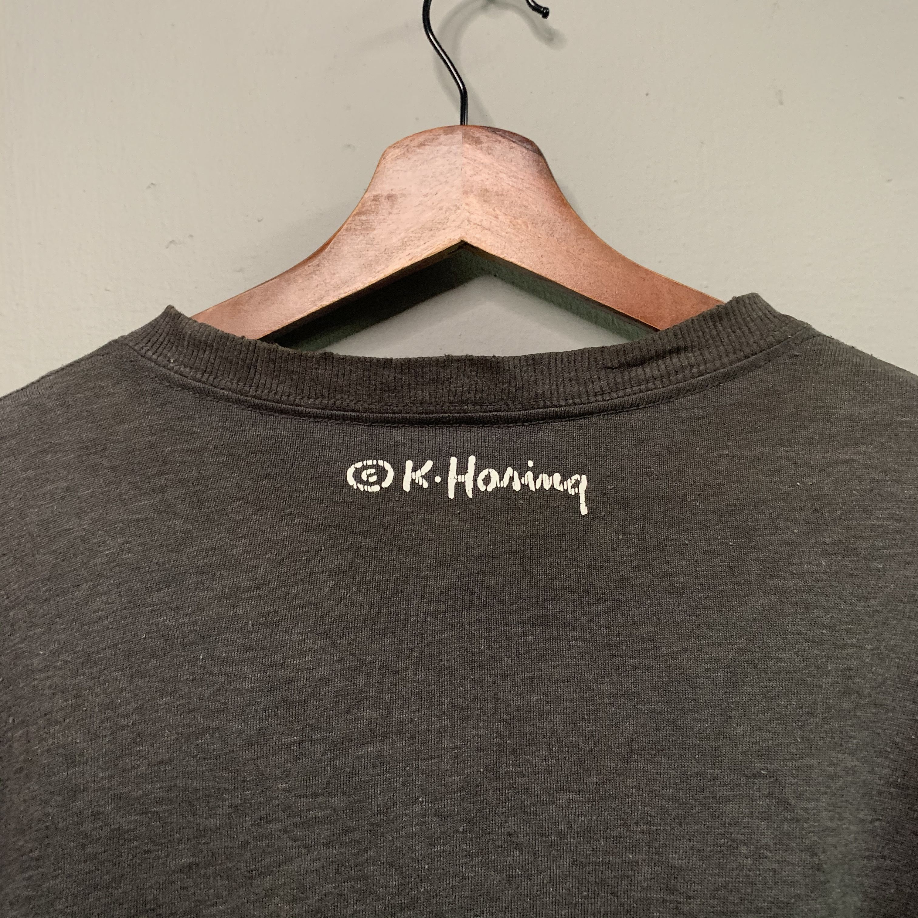 Keith Haring Keith Haring Brand Big Logo Crewneck Sweater Sweatshirt Size US L / EU 52-54 / 3 - 15 Thumbnail