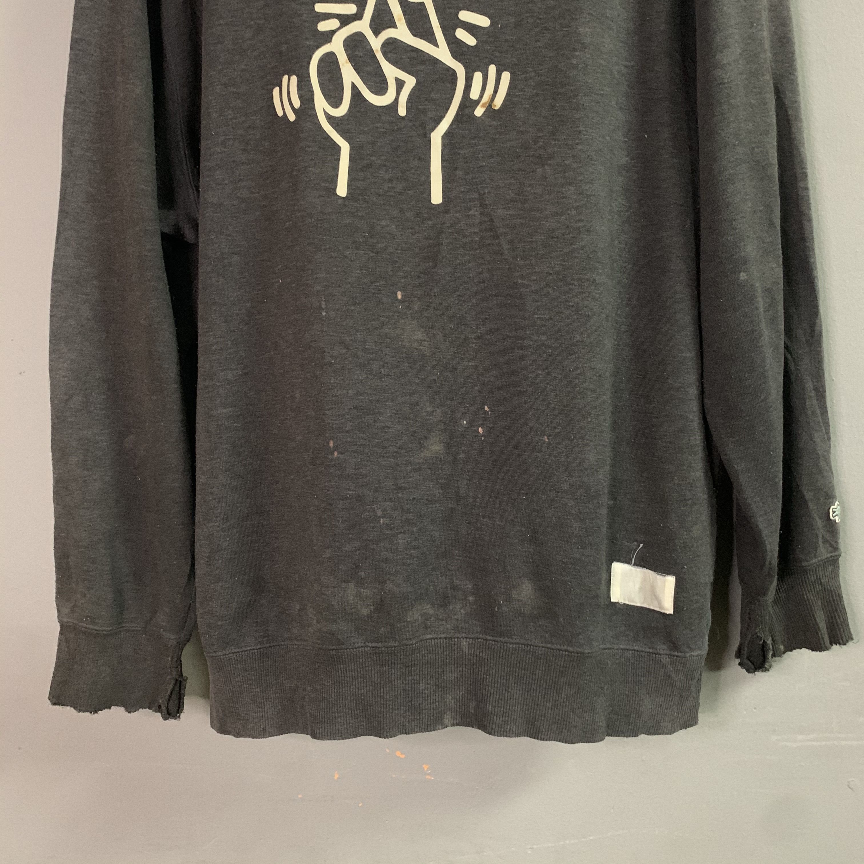 Keith Haring Keith Haring Brand Big Logo Crewneck Sweater Sweatshirt Size US L / EU 52-54 / 3 - 4 Thumbnail