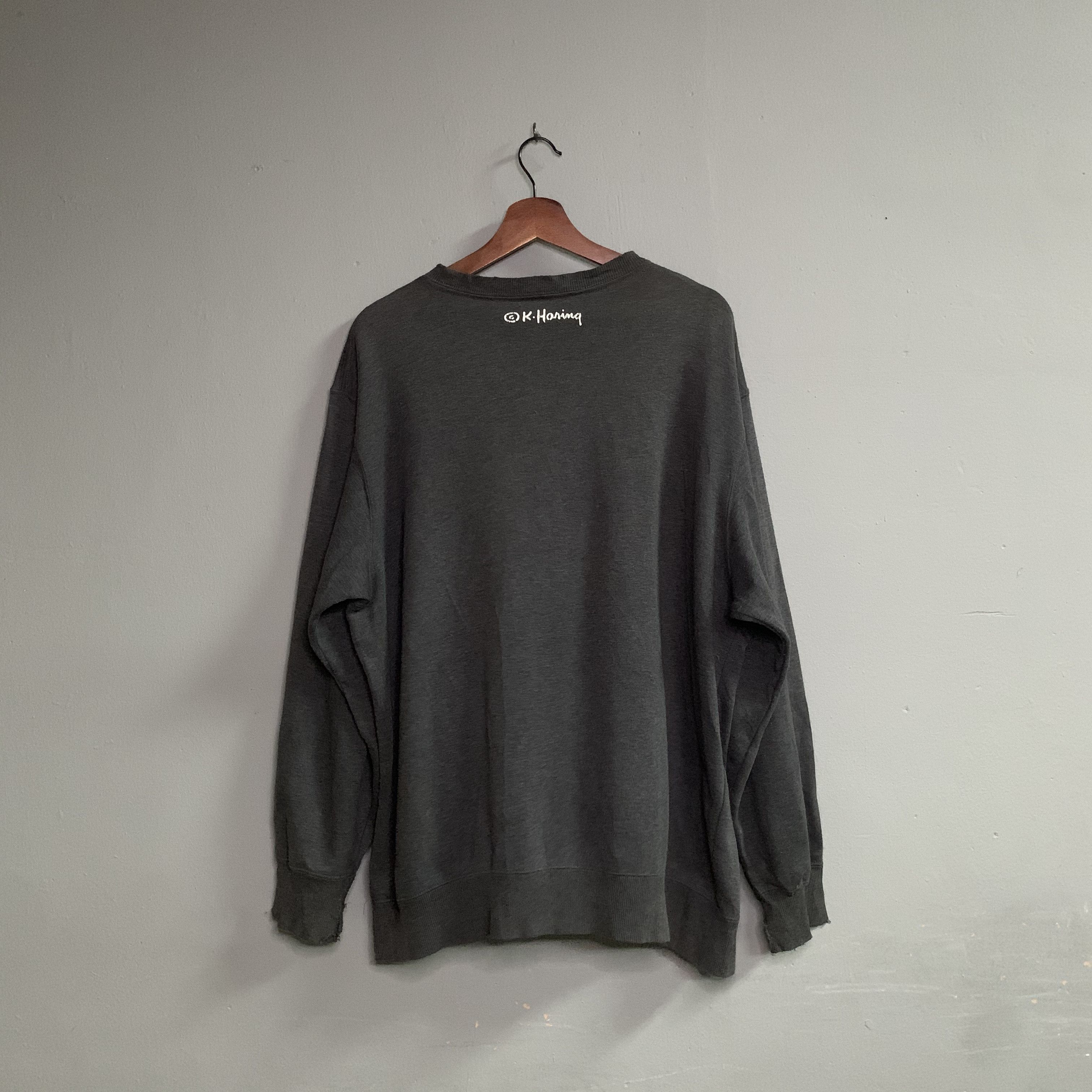 Keith Haring Keith Haring Brand Big Logo Crewneck Sweater Sweatshirt Size US L / EU 52-54 / 3 - 14 Thumbnail