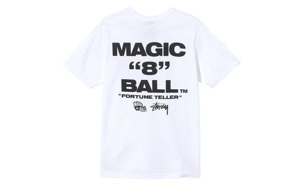 Stussy Stussy Magic 8 Ball Tee Shirt White Deadstock | Grailed