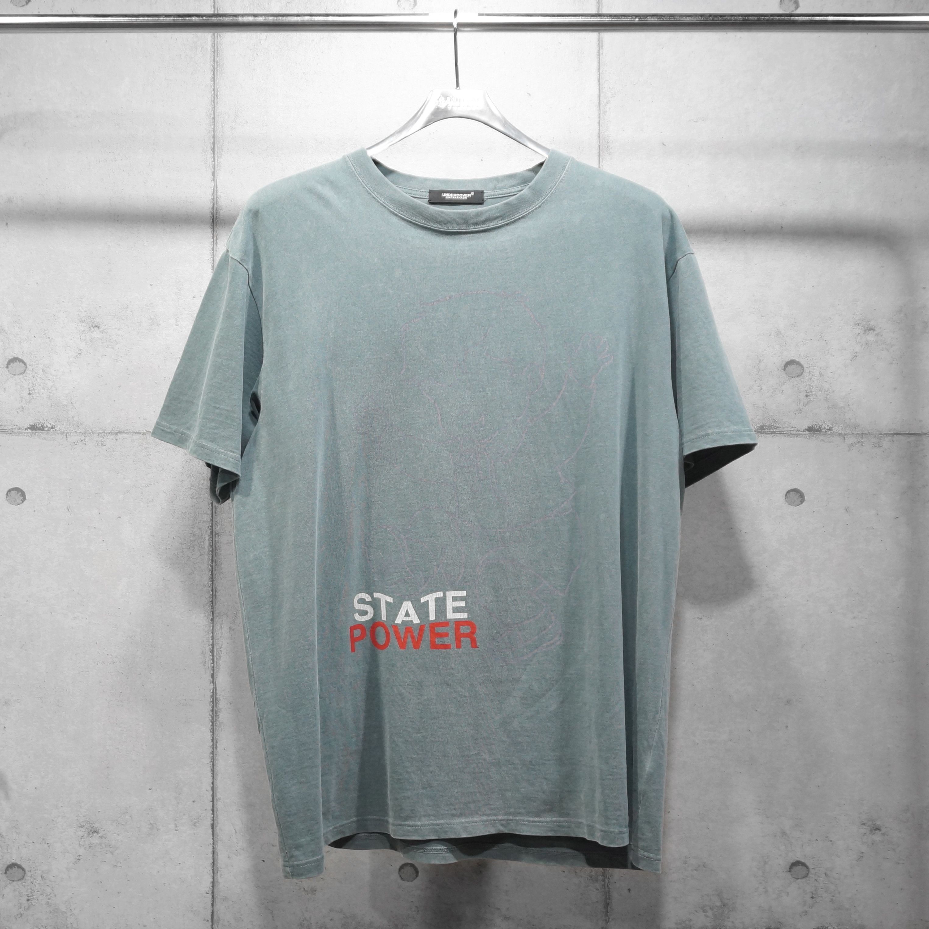 Undercover 19SS USEDTEE STATE POWER TEE | Grailed