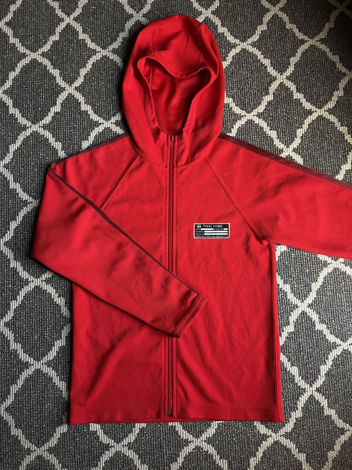 Final Home × Issey Miyake Final Home Red Survival Zipper Up Hoodie “rare” Size US S / EU 44-46 / 1 - 1 Thumbnail